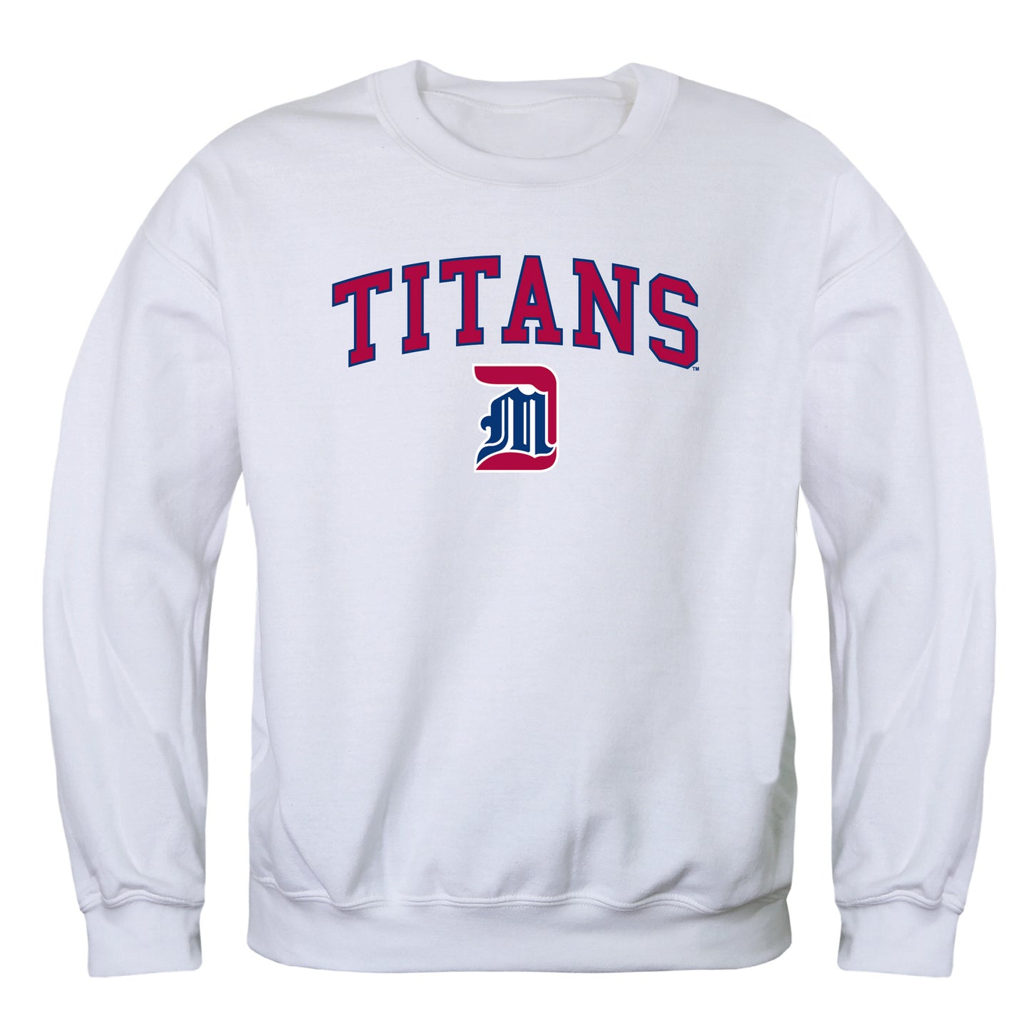 University of Detroit Mercy Titans Campus Crewneck Pullover Sweatshirt Sweate