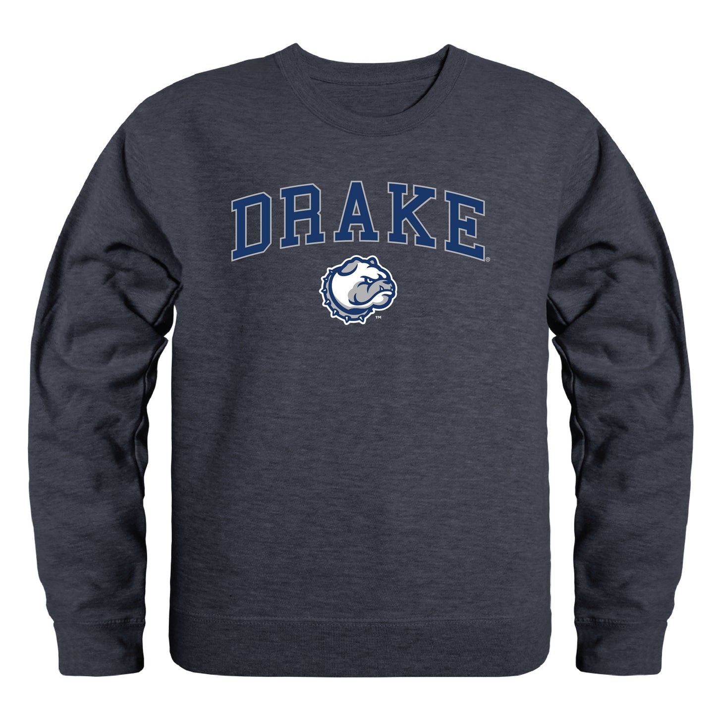 Drake University Bulldogs Campus Crewneck Pullover Sweatshirt Sweate