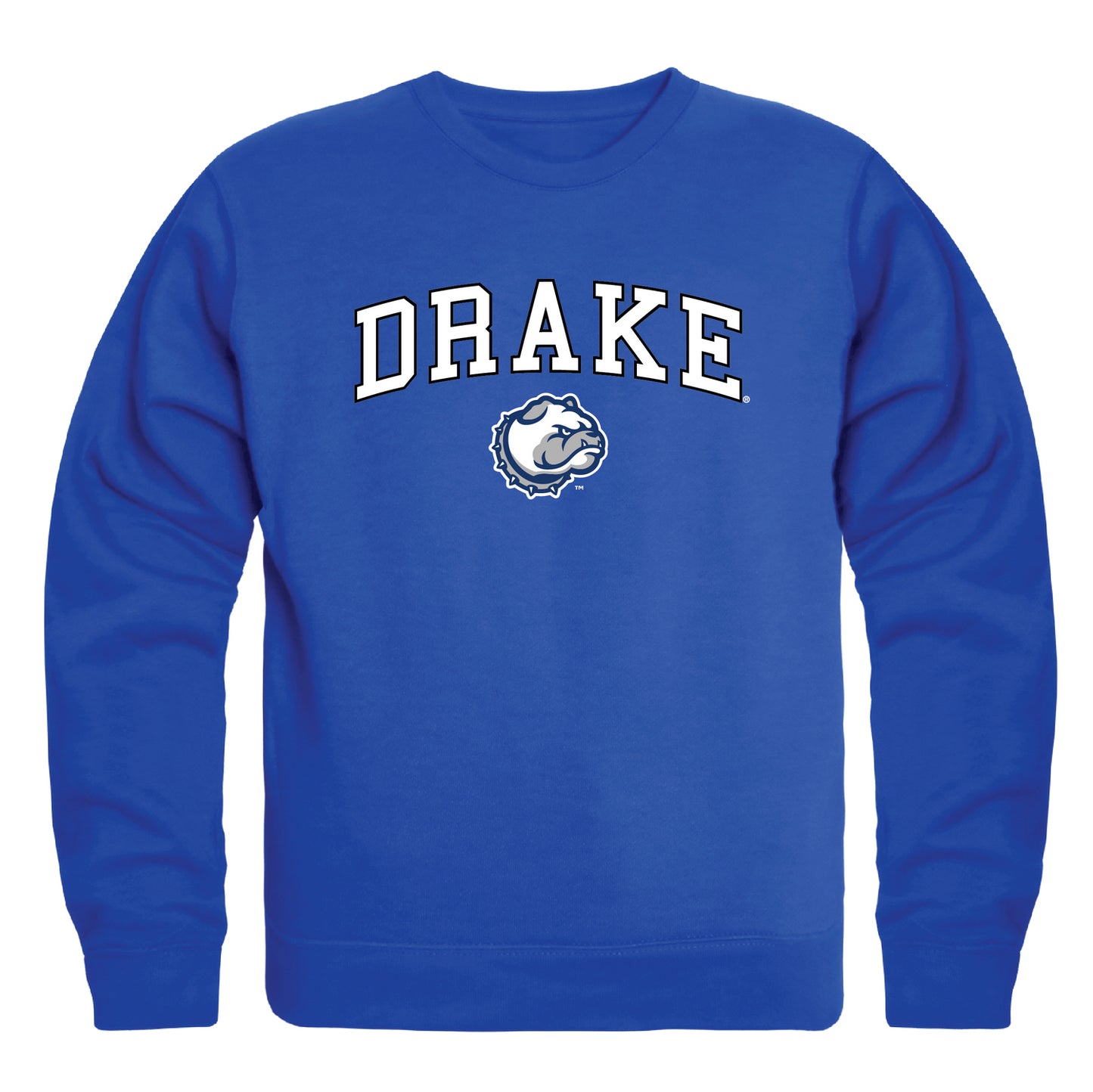 Drake University Bulldogs Campus Crewneck Pullover Sweatshirt Sweate