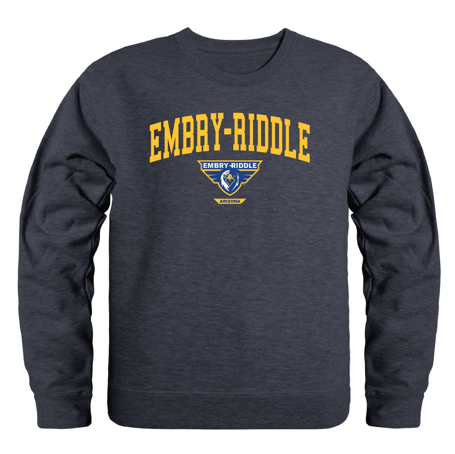 ERAU Embry–Riddle Aeronautical University Eagles Campus Crewneck Pullover Sweatshirt Sweate