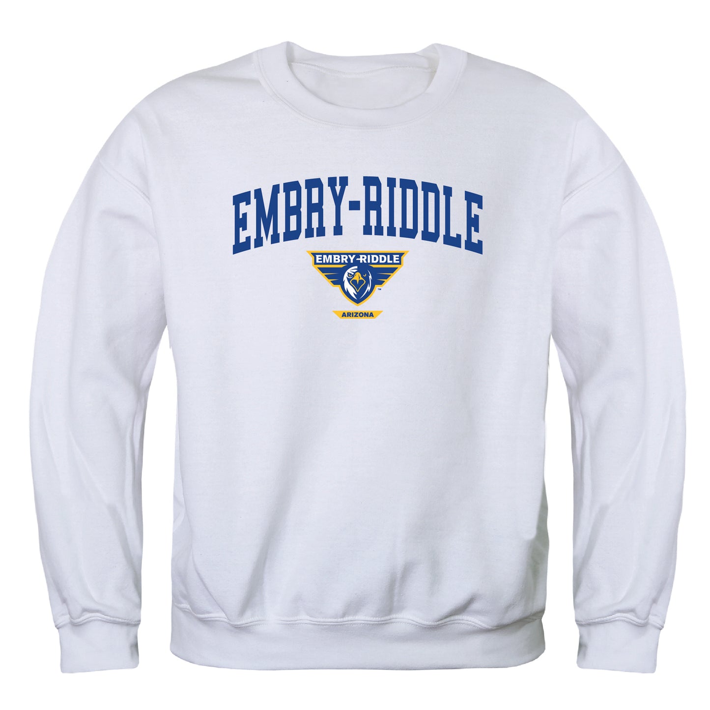 ERAU Embry–Riddle Aeronautical University Eagles Campus Crewneck Pullover Sweatshirt Sweate