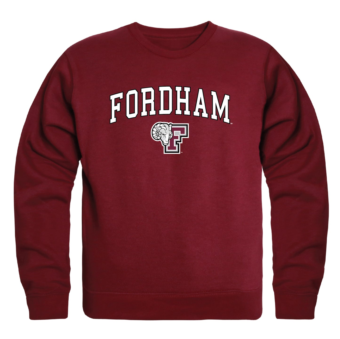 Fordham University Rams Campus Crewneck Pullover Sweatshirt Sweate