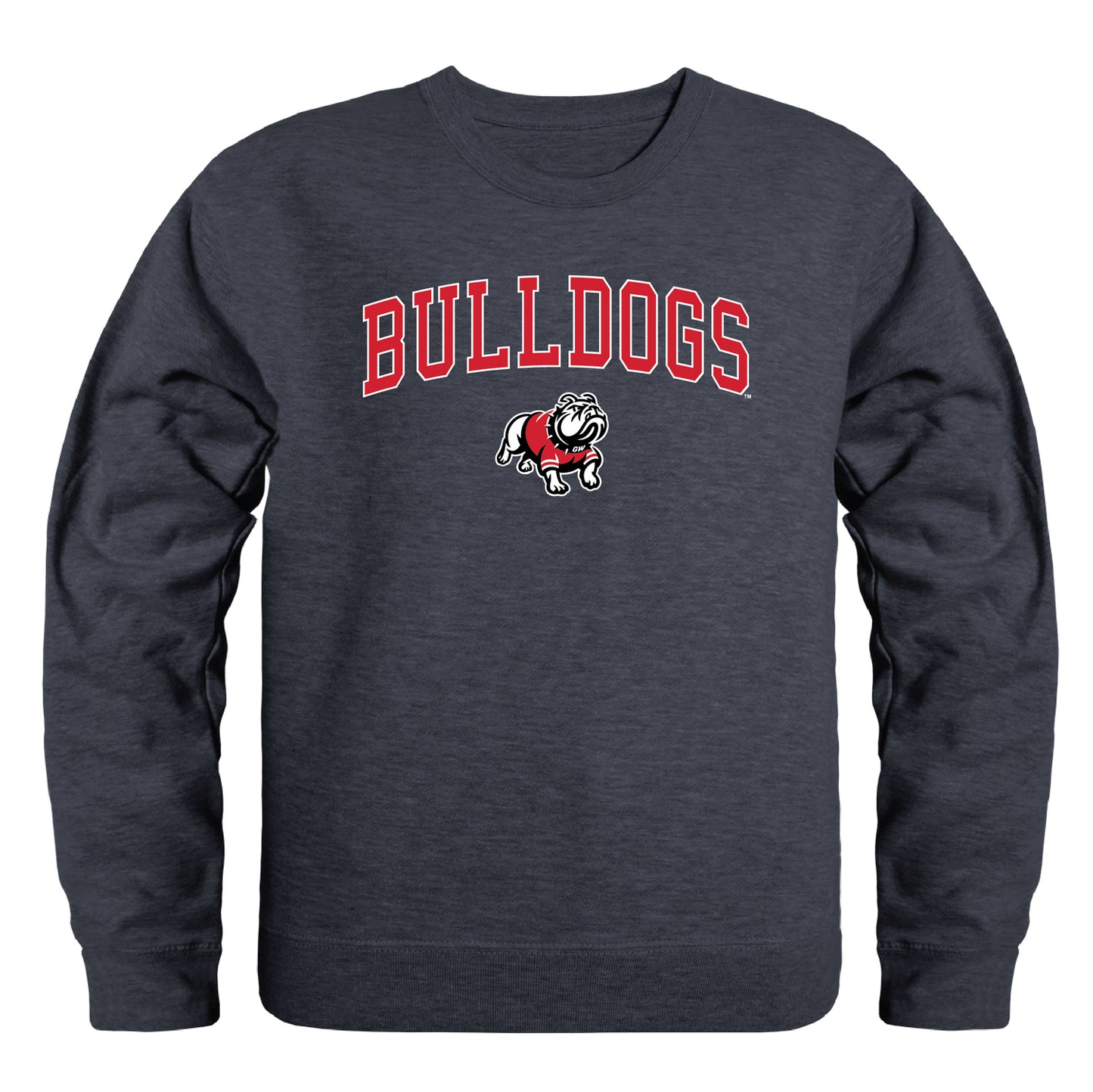 Gardner-Webb University Runnin' Bulldogs Campus Crewneck Pullover Sweatshirt Sweate