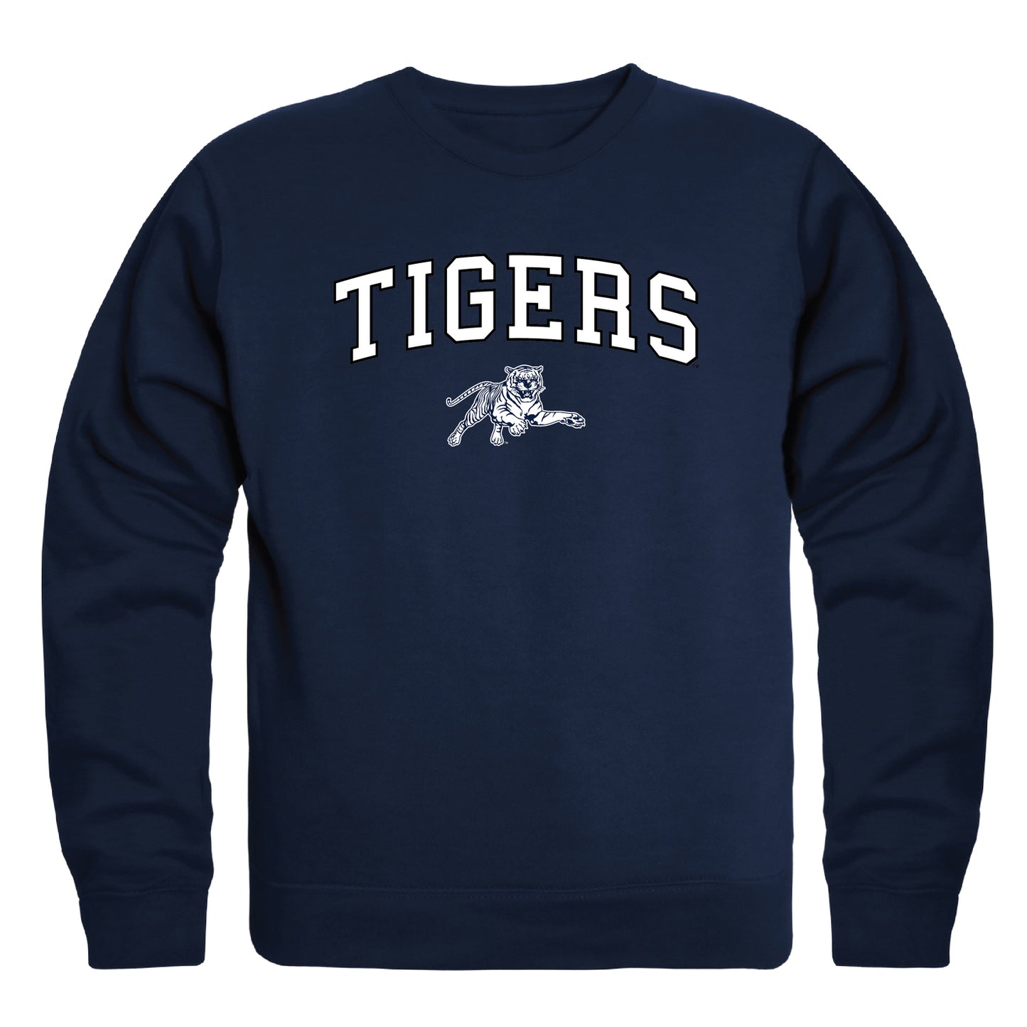 Jackson State University Tigers Campus Crewneck Pullover Sweatshirt Sweate