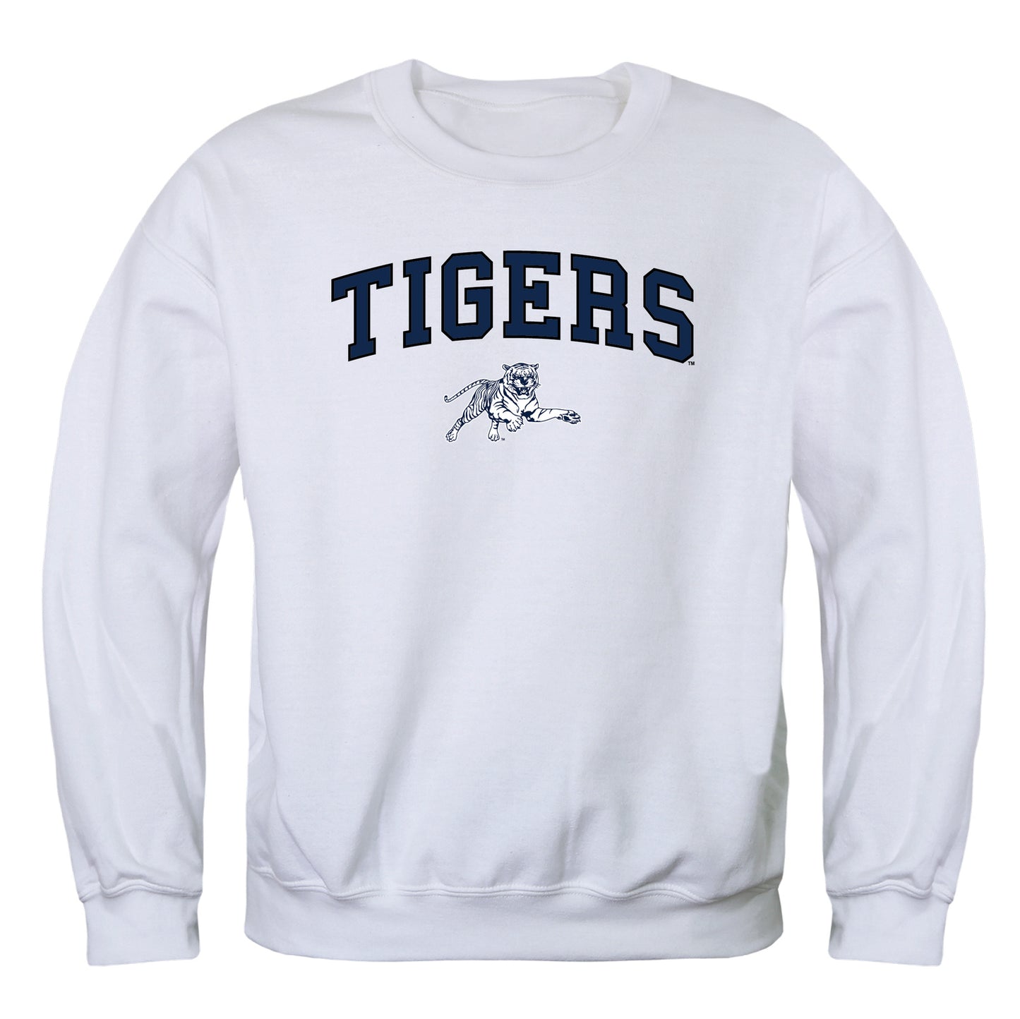 Jackson State University Tigers Campus Crewneck Pullover Sweatshirt Sweate