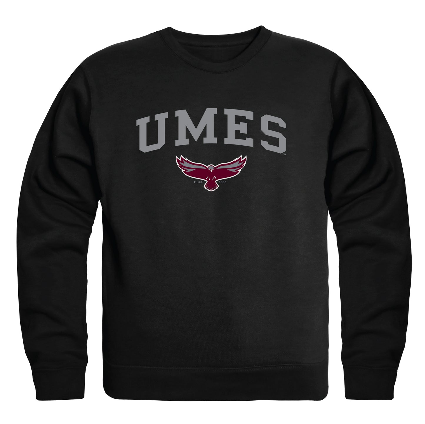 University of Maryland Eastern Shore Hawks Campus Crewneck Pullover Sweatshirt Sweate