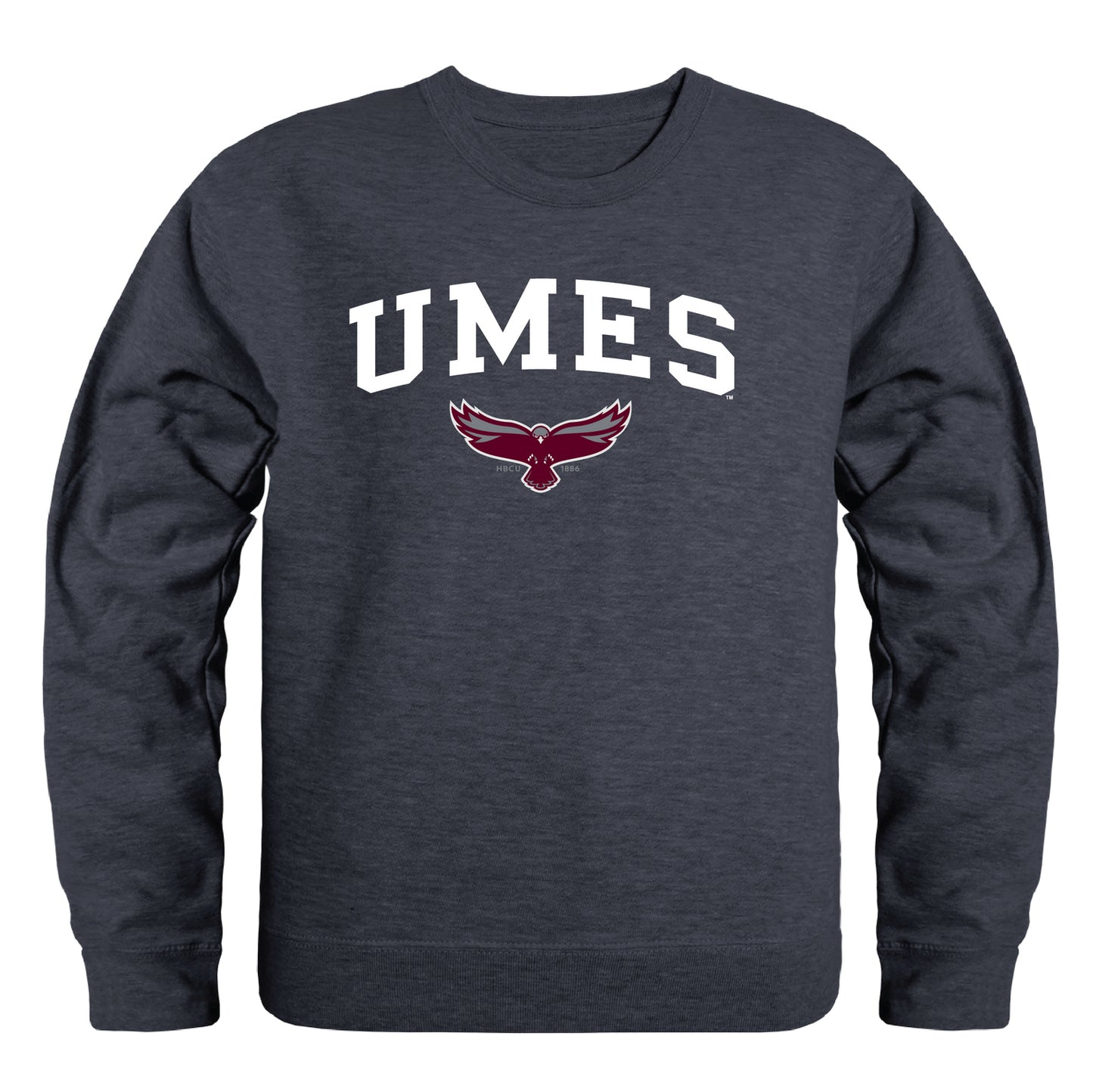 University of Maryland Eastern Shore Hawks Campus Crewneck Pullover Sweatshirt Sweate