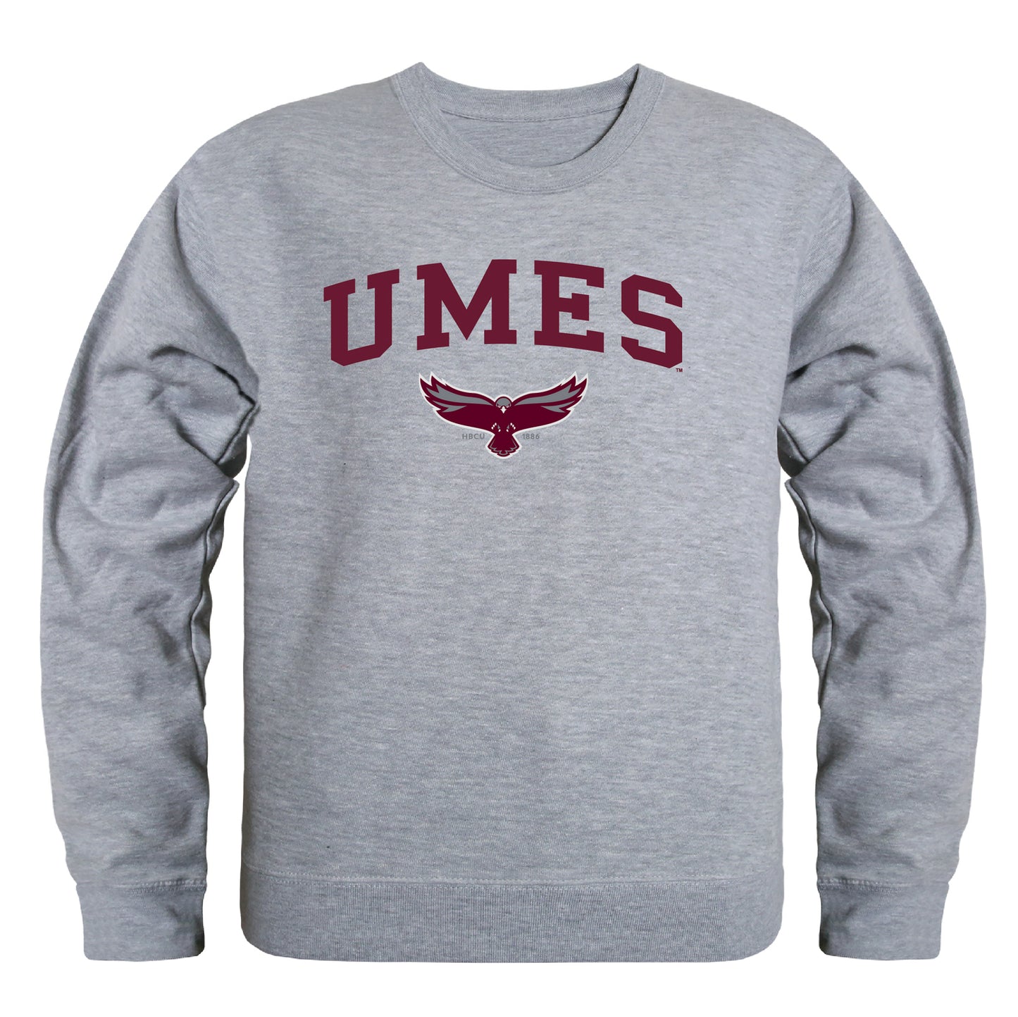 University of Maryland Eastern Shore Hawks Campus Crewneck Pullover Sweatshirt Sweate