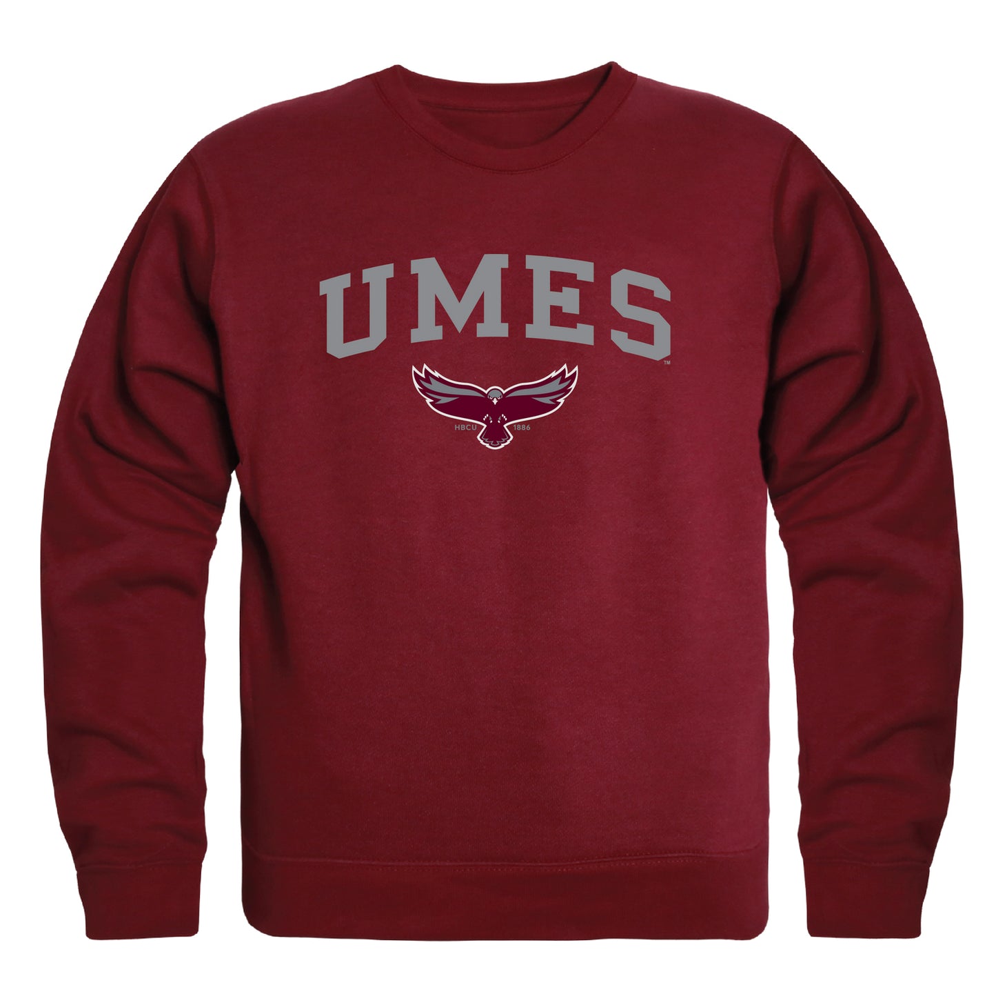 University of Maryland Eastern Shore Hawks Campus Crewneck Pullover Sweatshirt Sweate