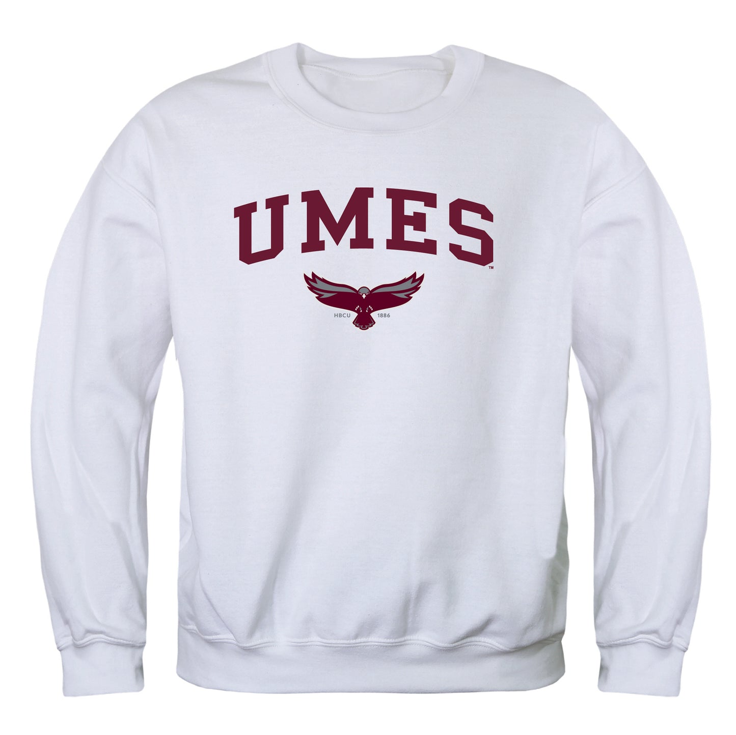 University of Maryland Eastern Shore Hawks Campus Crewneck Pullover Sweatshirt Sweate