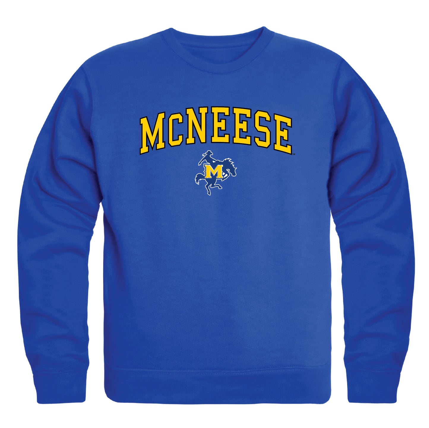 McNeese State University Cowboys Campus Crewneck Pullover Sweatshirt Sweate