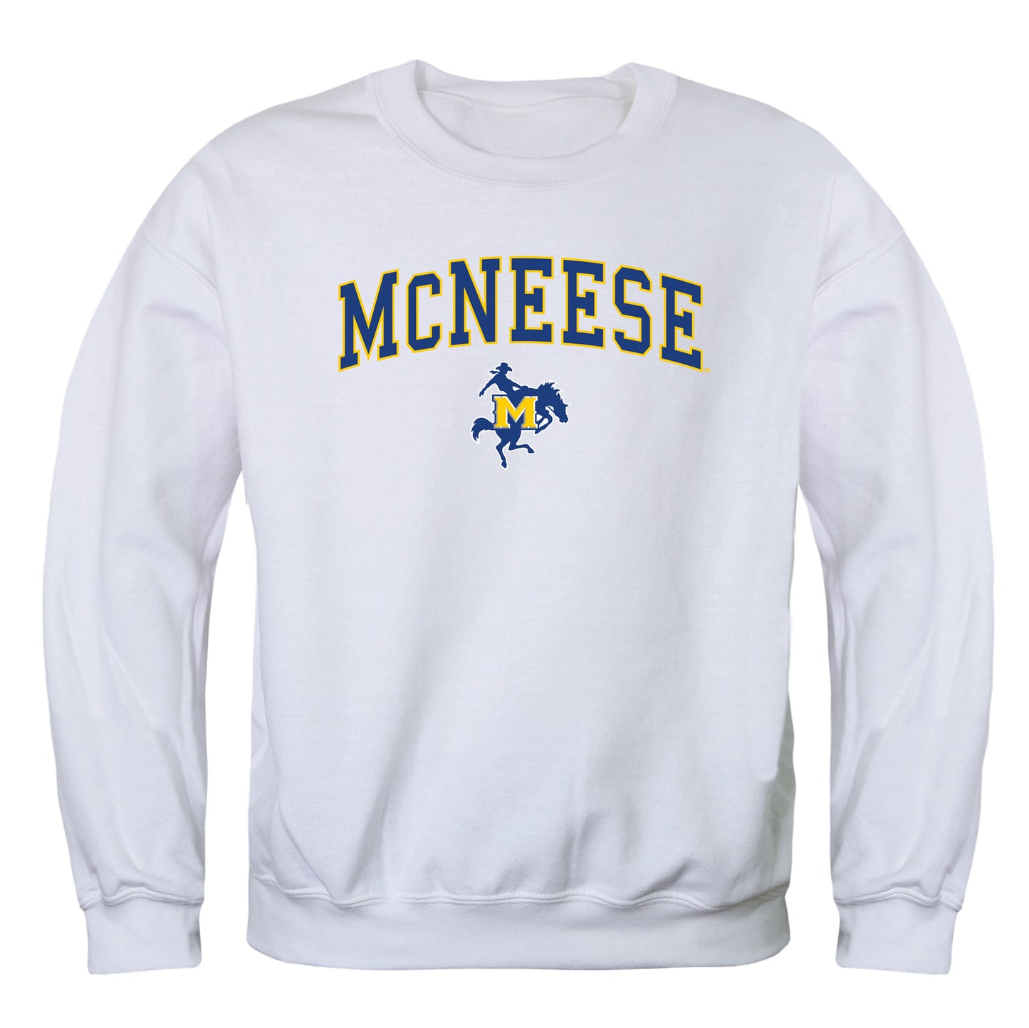 McNeese State University Cowboys Campus Crewneck Pullover Sweatshirt Sweate