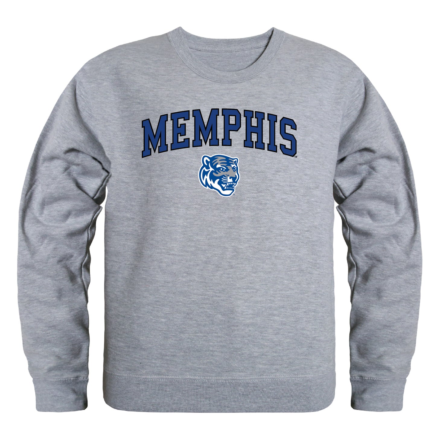 University of Memphis Campus Crewneck Pullover Sweatshirt Sweate