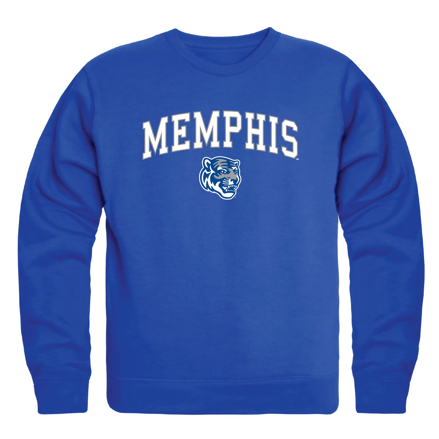 University of Memphis Campus Crewneck Pullover Sweatshirt Sweate