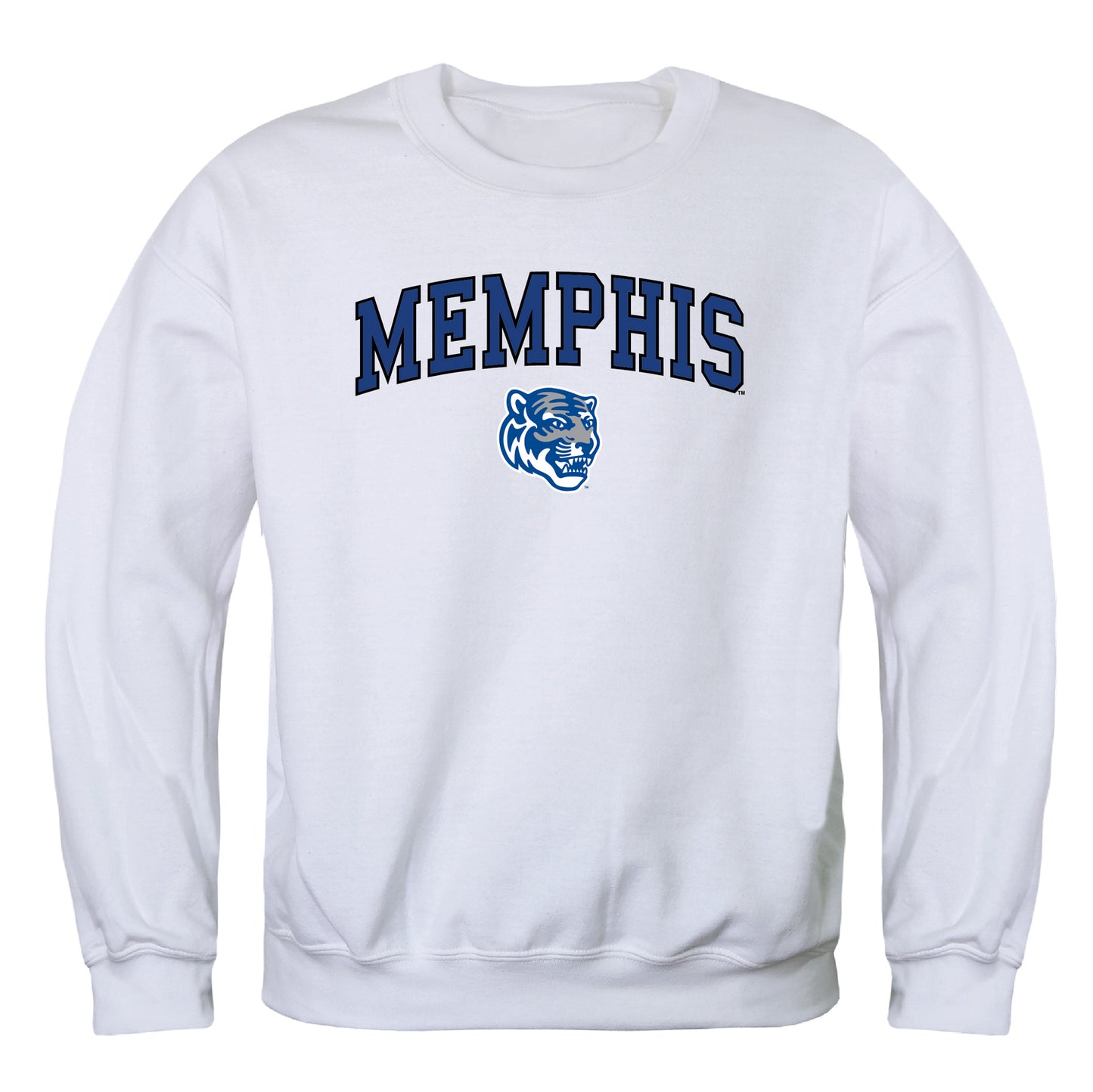 University of Memphis Campus Crewneck Pullover Sweatshirt Sweate