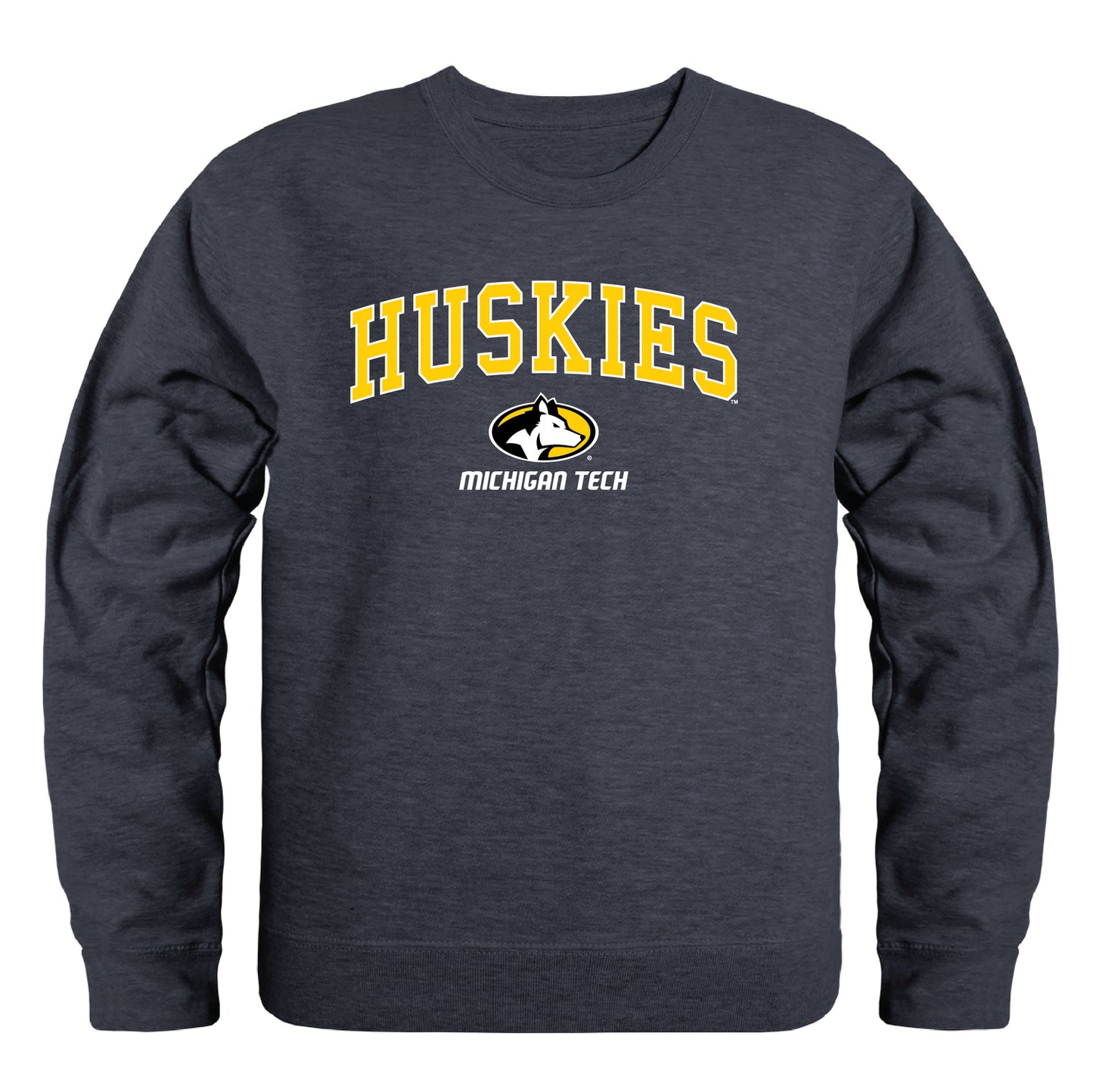 Michigan Technological University Huskies Campus Crewneck Pullover Sweatshirt Sweate