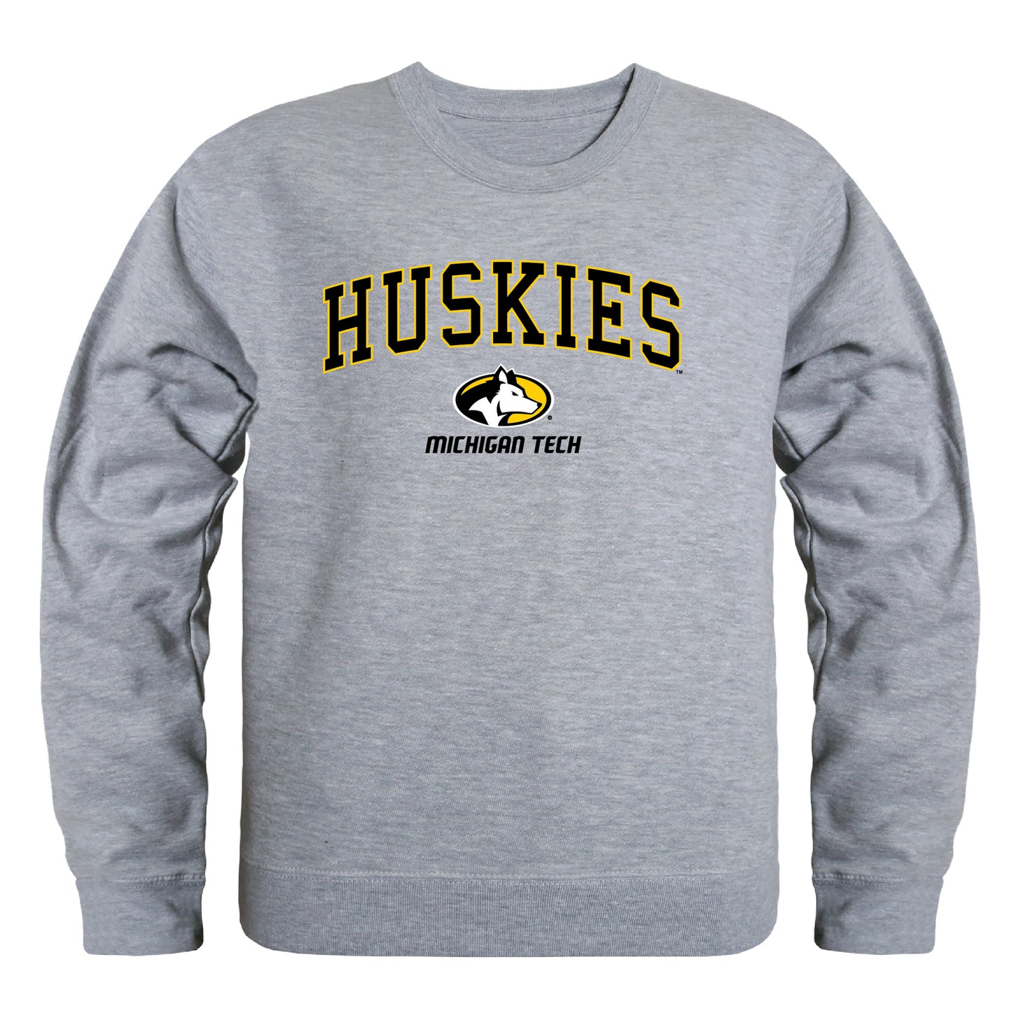 Michigan Technological University Huskies Campus Crewneck Pullover Sweatshirt Sweate