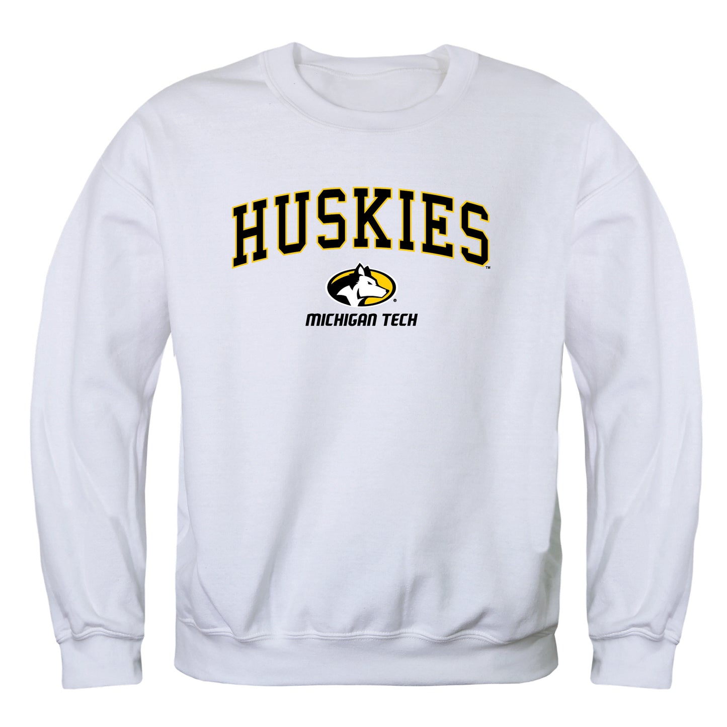 Michigan Technological University Huskies Campus Crewneck Pullover Sweatshirt Sweate