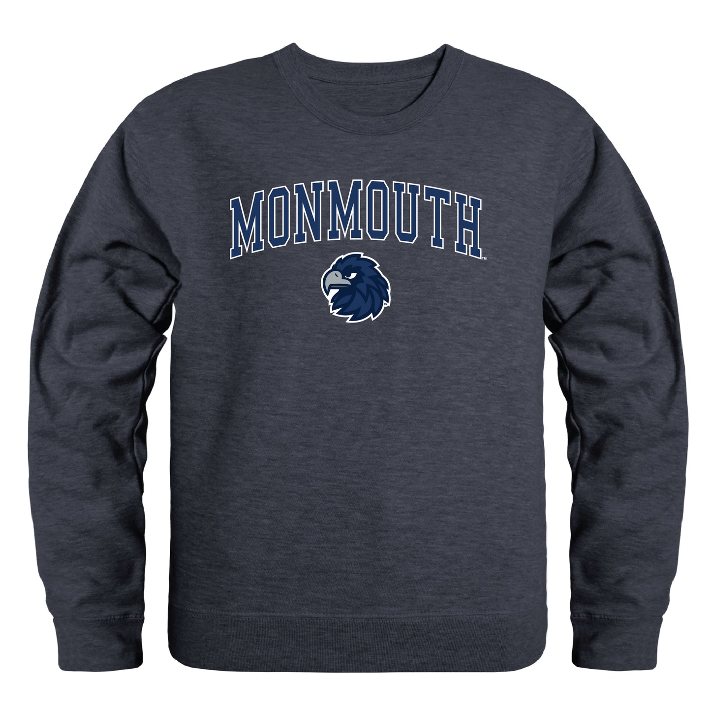 Monmouth University Hawks Campus Crewneck Pullover Sweatshirt Sweate