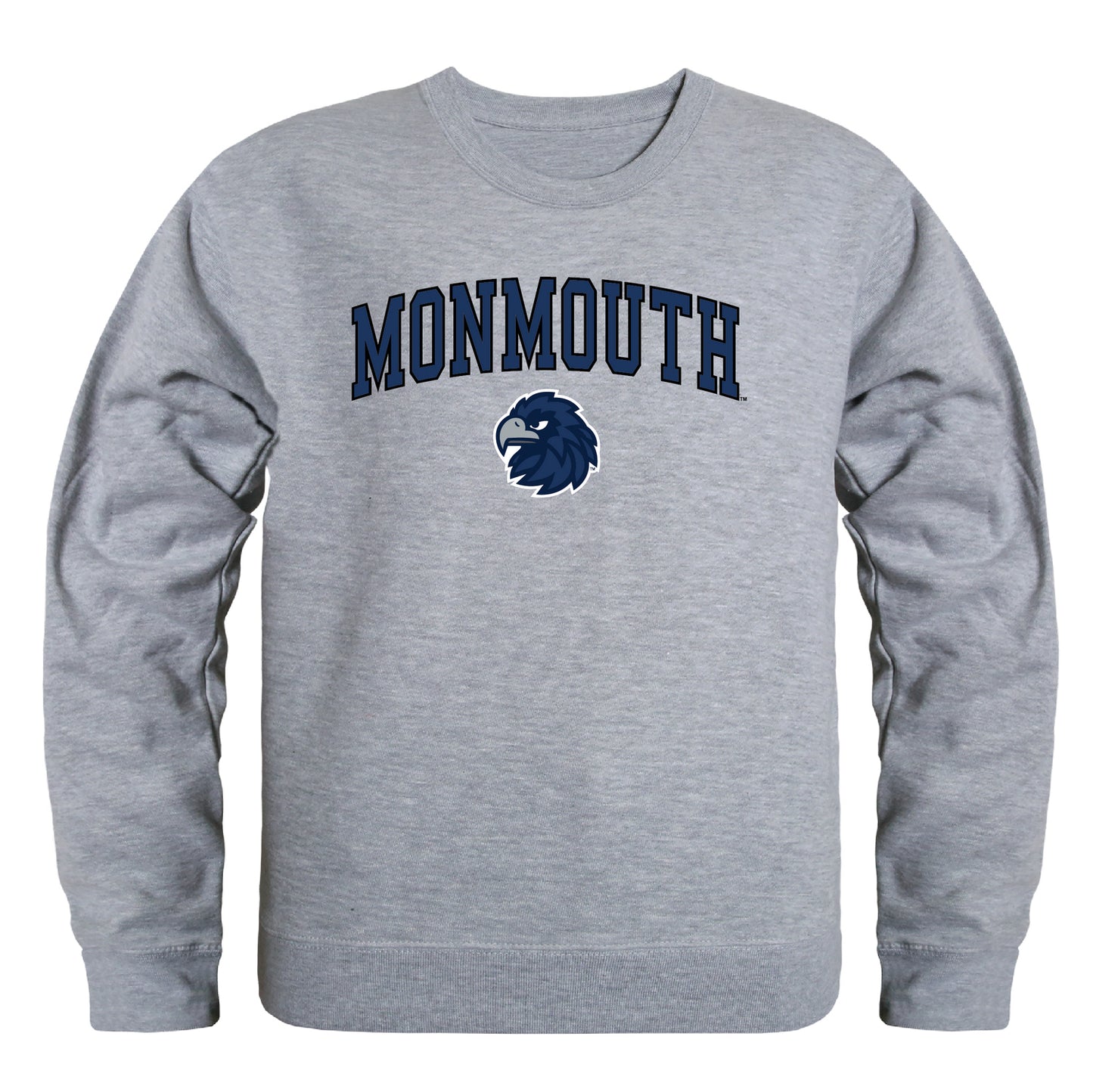 Monmouth University Hawks Campus Crewneck Pullover Sweatshirt Sweate