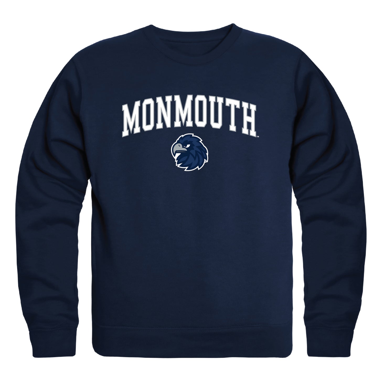 Monmouth University Hawks Campus Crewneck Pullover Sweatshirt Sweate