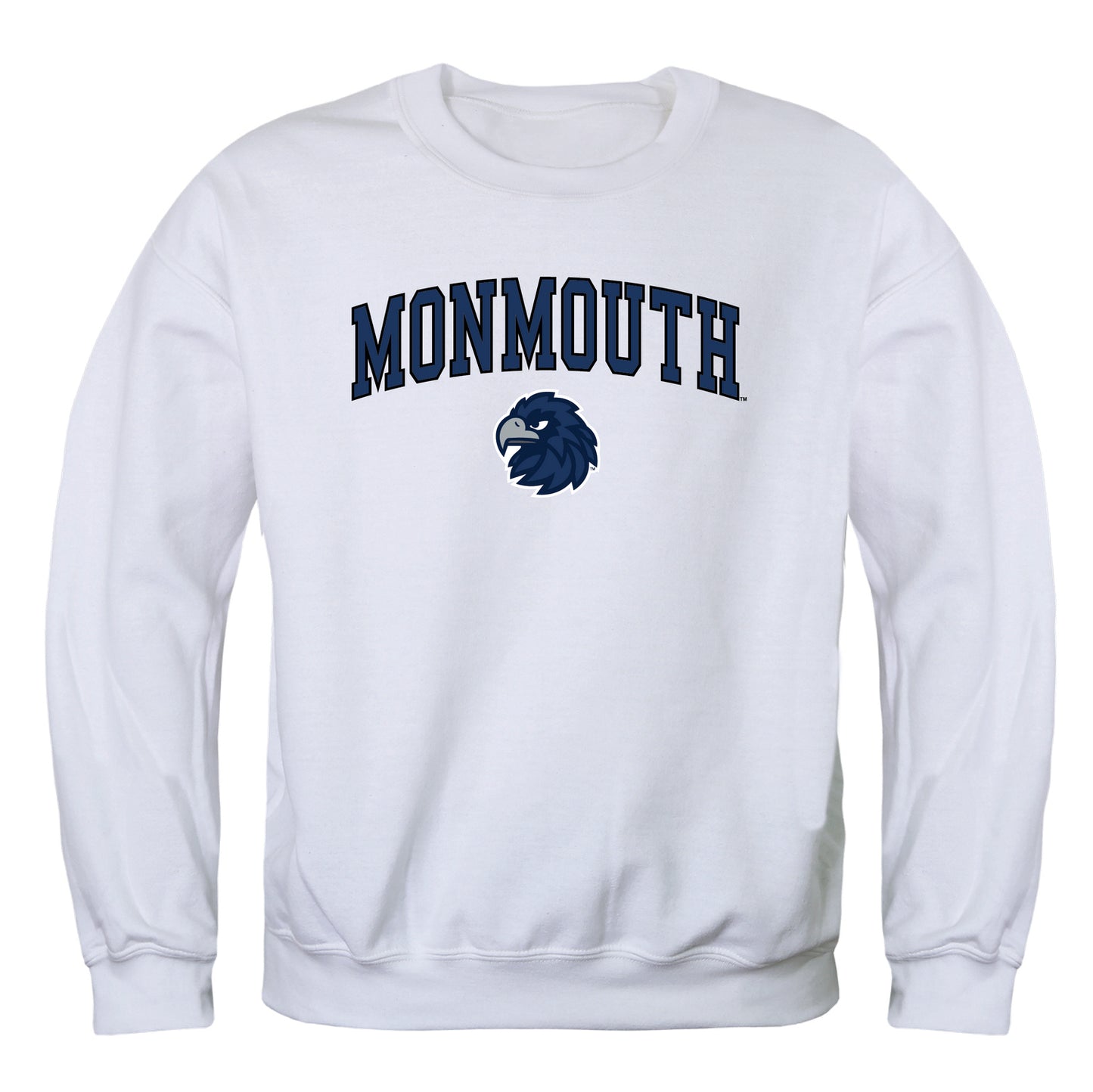 Monmouth University Hawks Campus Crewneck Pullover Sweatshirt Sweate