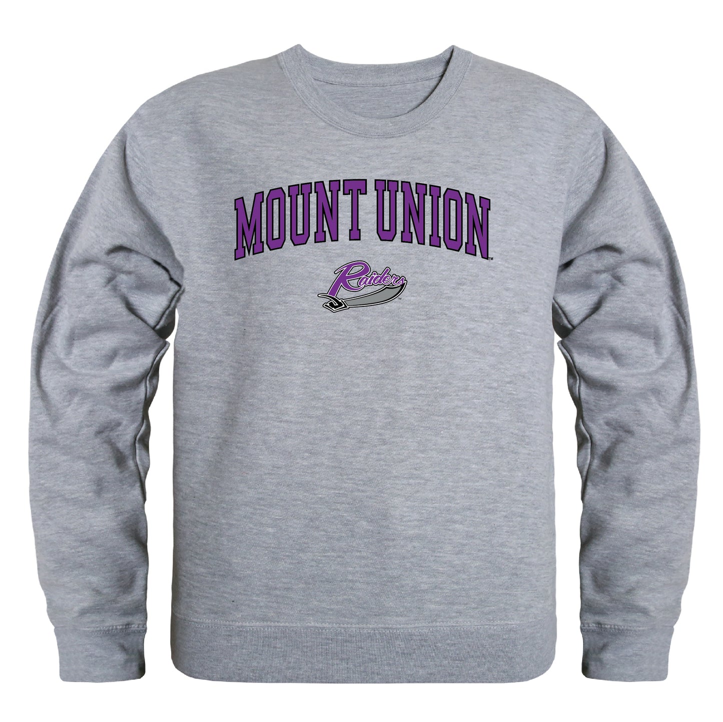 University of Mount Union Purple Raiders Campus Crewneck Pullover Sweatshirt Sweate