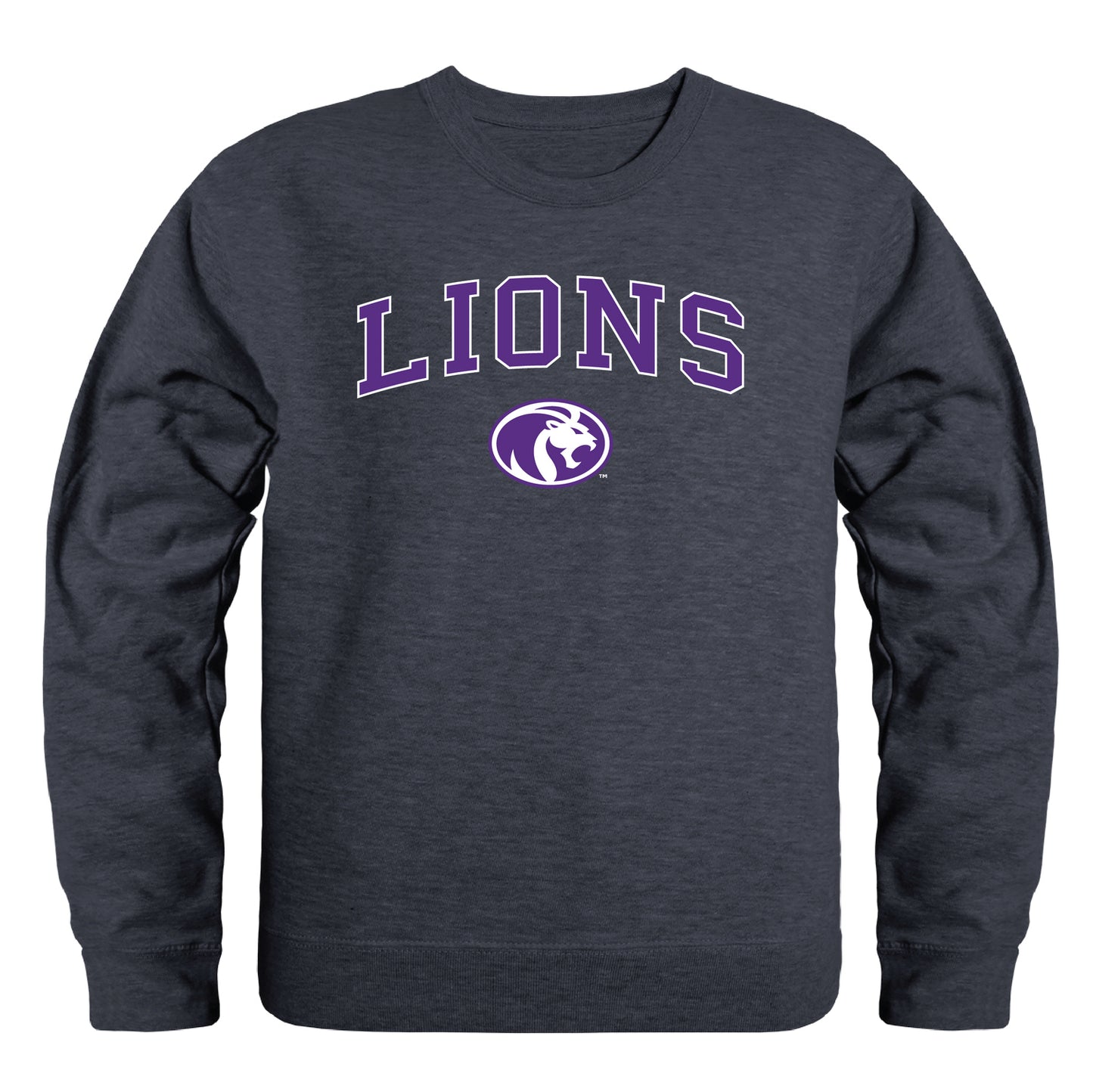 University of North Alabama Lions Campus Crewneck Pullover Sweatshirt Sweate