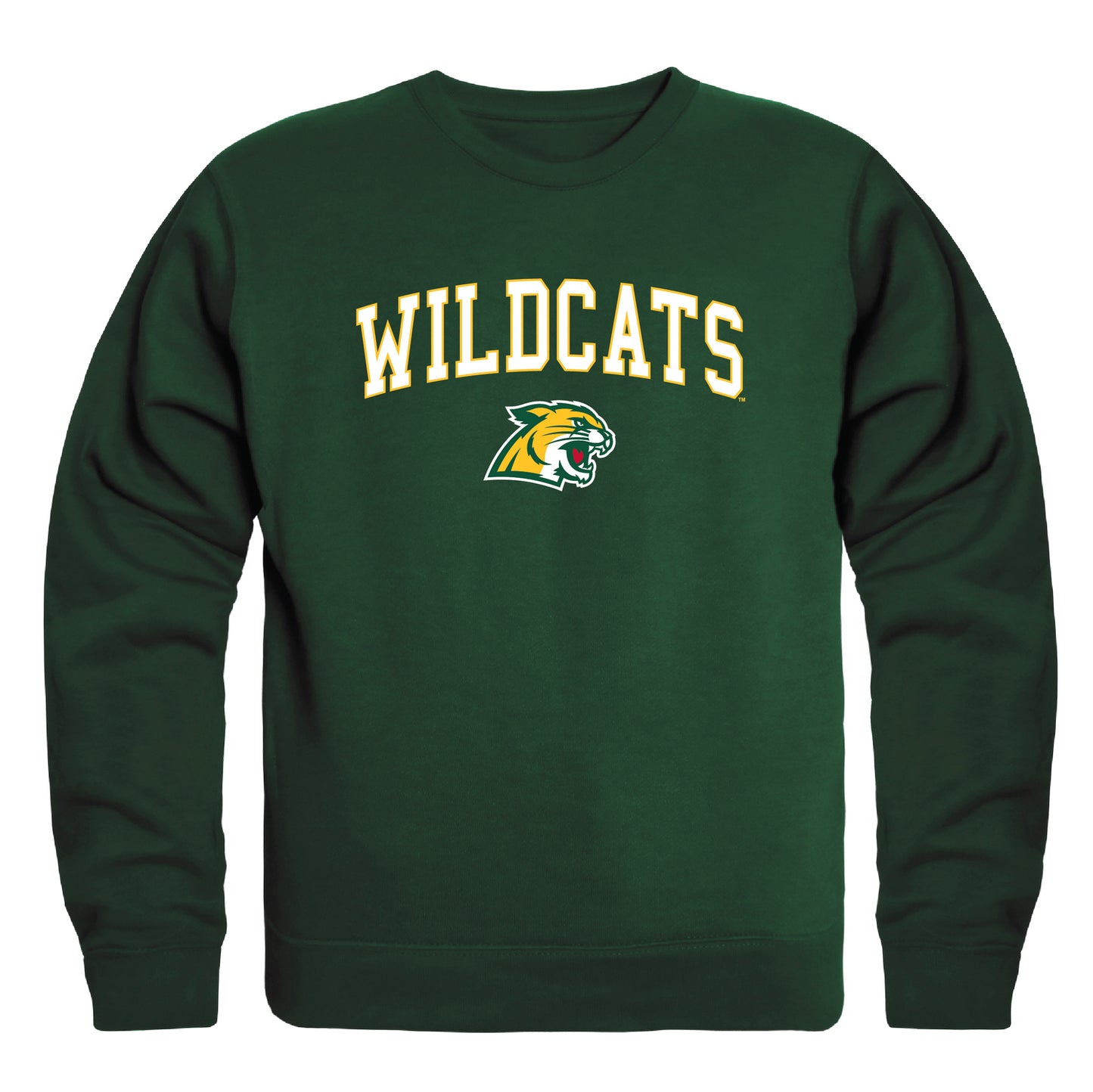 NMU Northern Michigan University Wildcats Campus Crewneck Pullover Sweatshirt Sweate