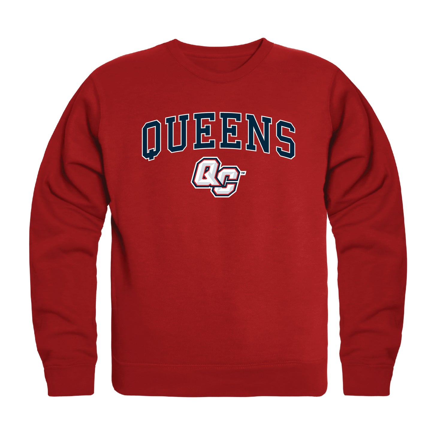 Queens College Knights Campus Crewneck Pullover Sweatshirt Sweate