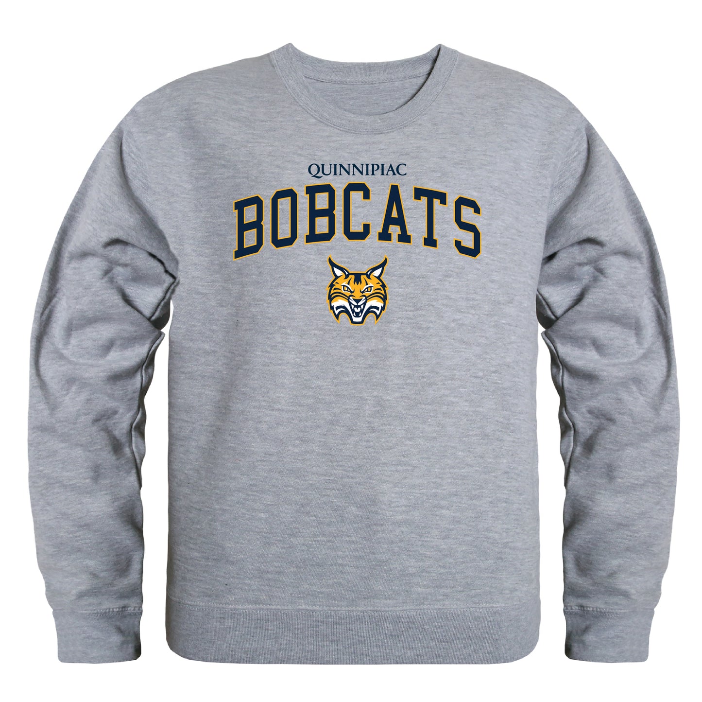 Quinnipiac University Bobcats Campus Crewneck Pullover Sweatshirt Sweate