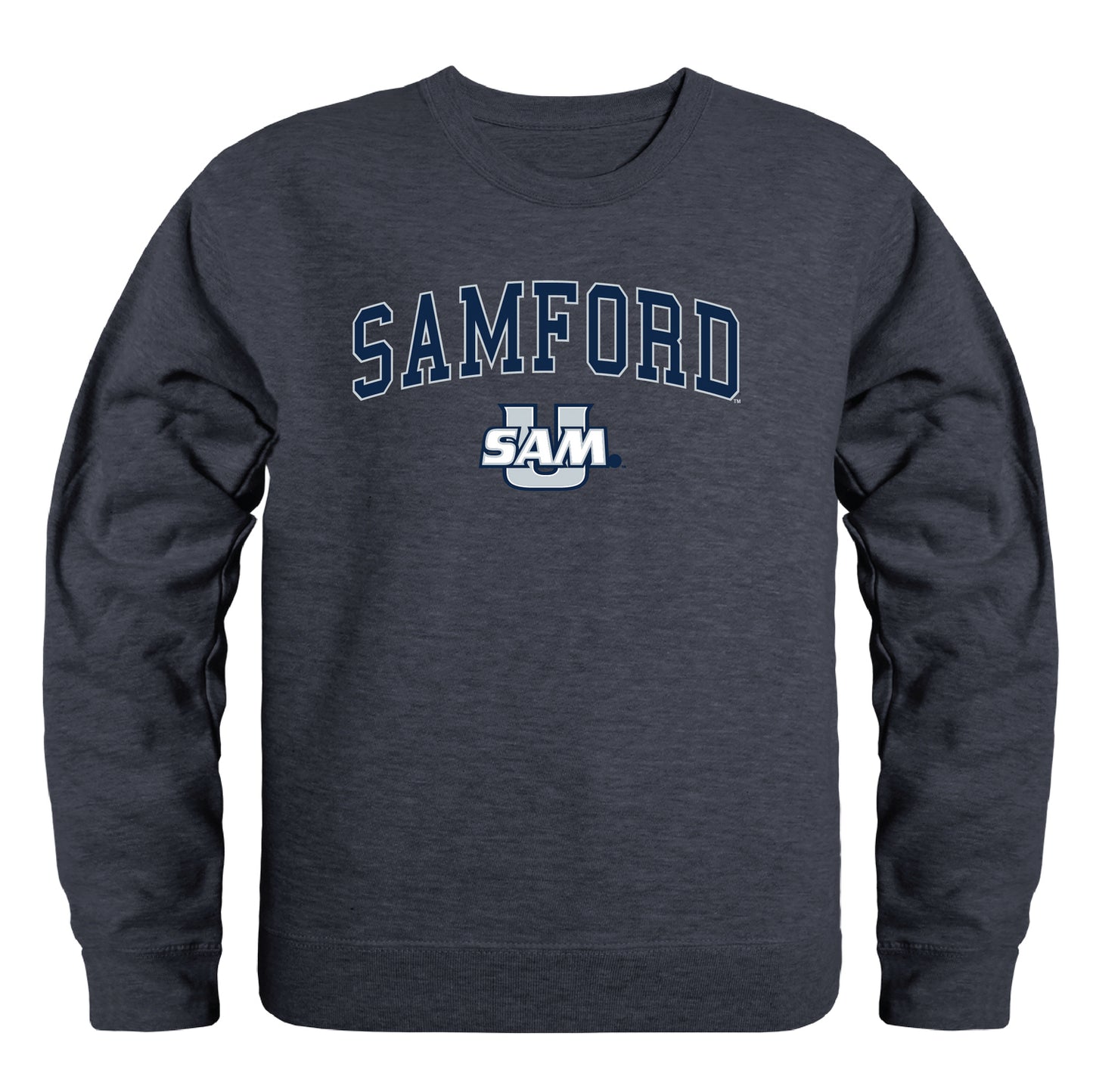 Samford University Bulldogs Campus Crewneck Pullover Sweatshirt Sweate