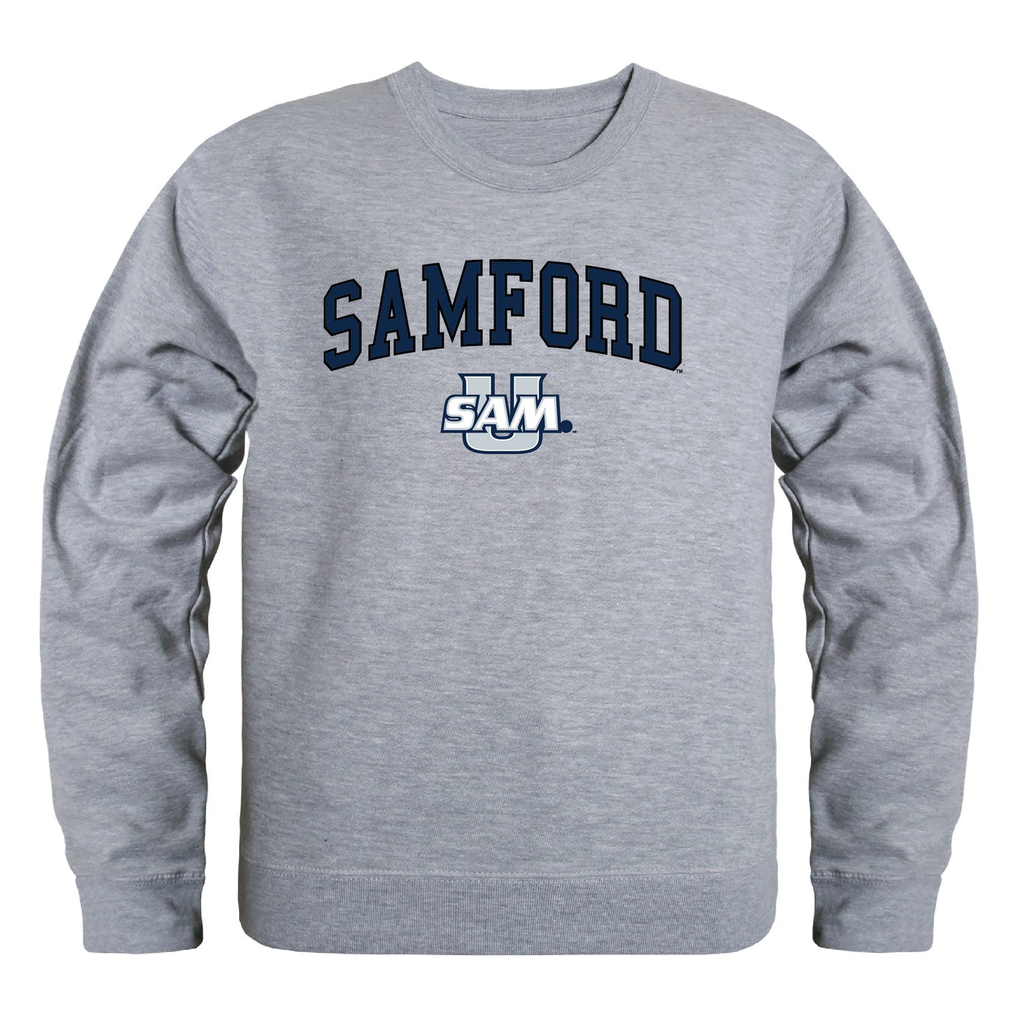 Samford University Bulldogs Campus Crewneck Pullover Sweatshirt Sweate