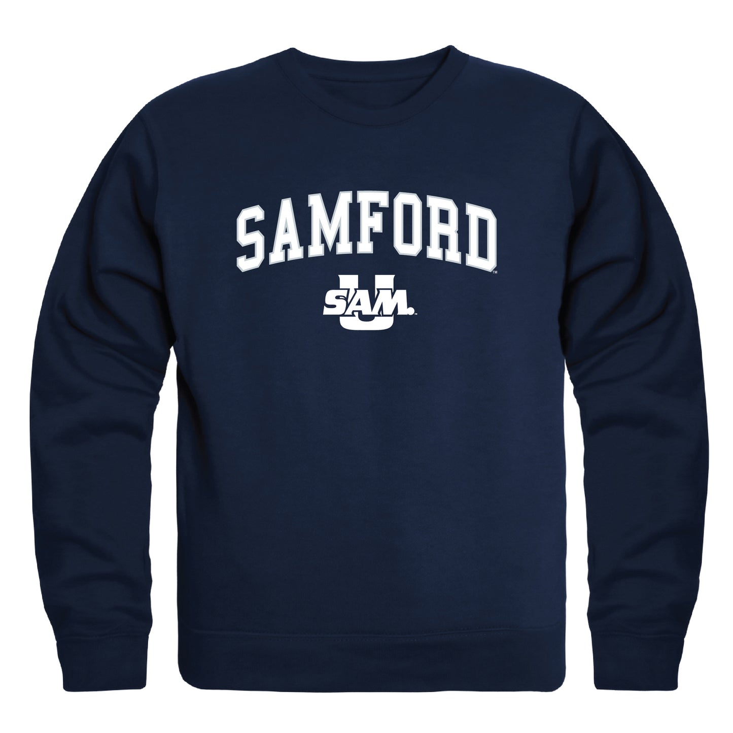 Samford University Bulldogs Campus Crewneck Pullover Sweatshirt Sweate