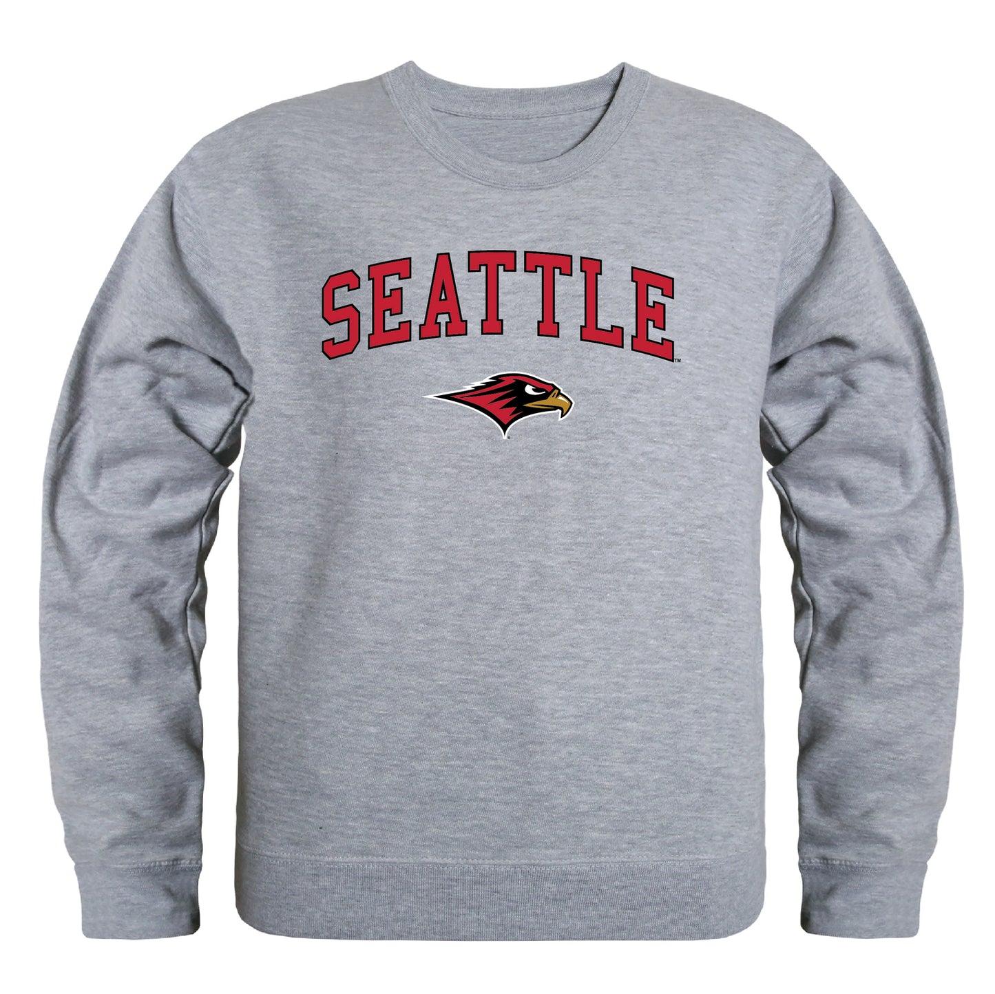 Seattle University Redhawks Campus Crewneck Pullover Sweatshirt Sweate