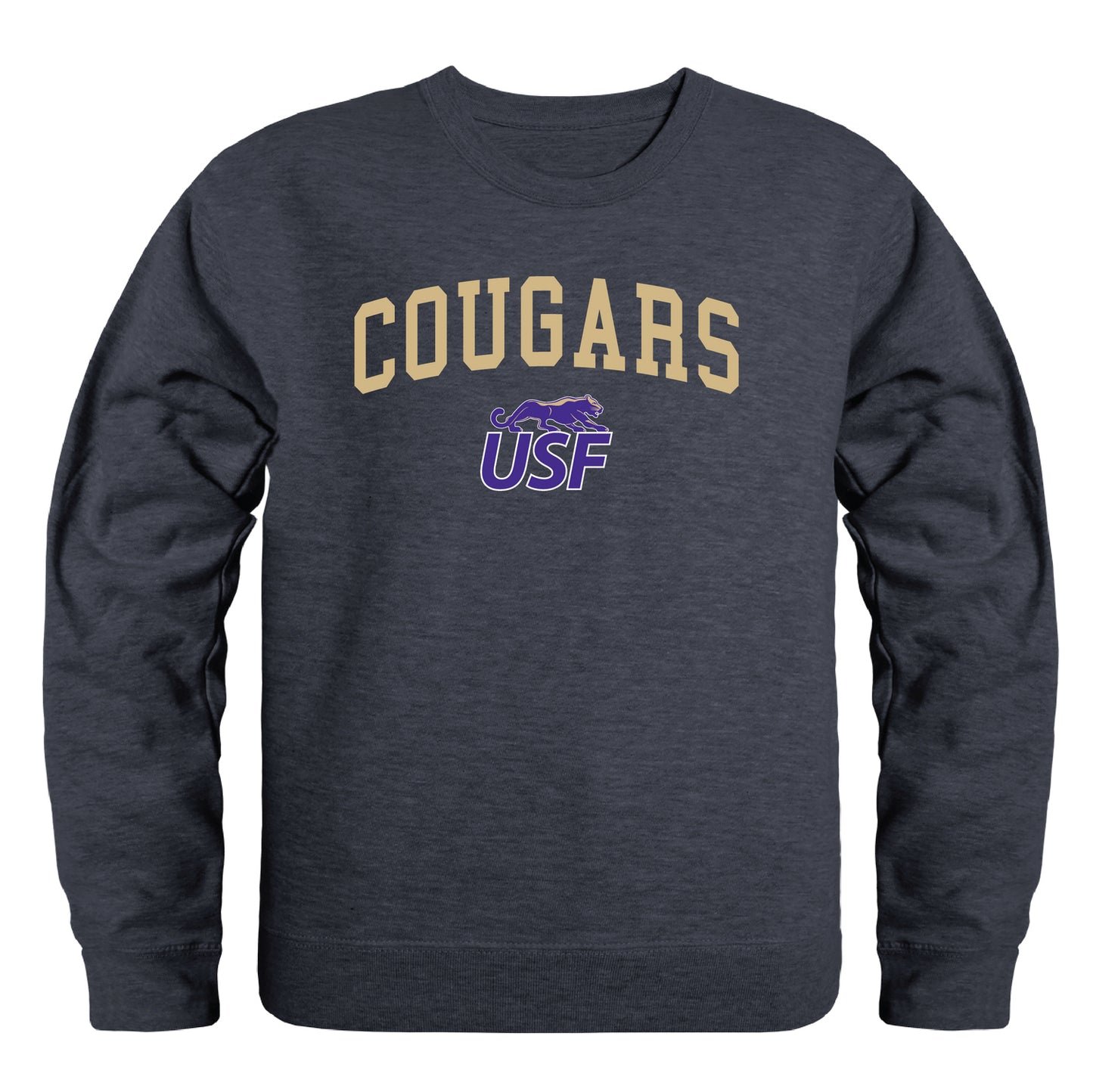 University of Sioux Falls Cougars Campus Crewneck Pullover Sweatshirt Sweate