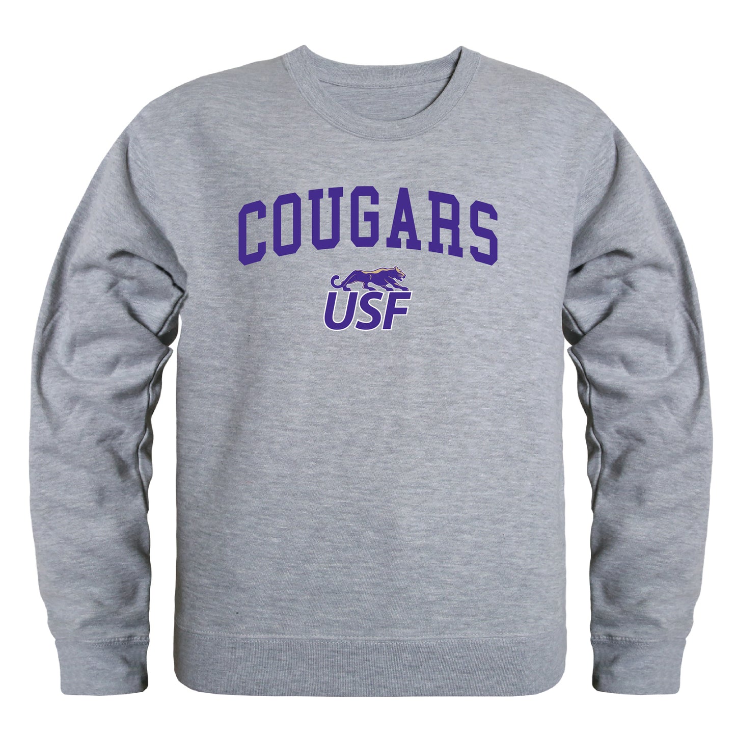 University of Sioux Falls Cougars Campus Crewneck Pullover Sweatshirt Sweate