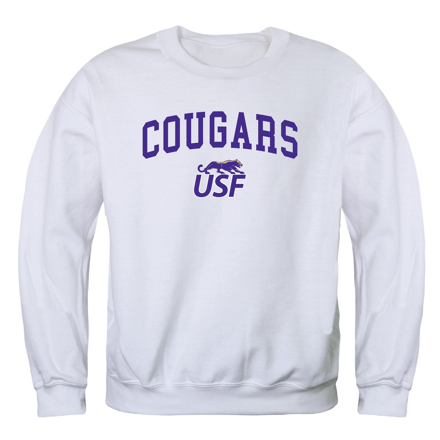 University of Sioux Falls Cougars Campus Crewneck Pullover Sweatshirt Sweate