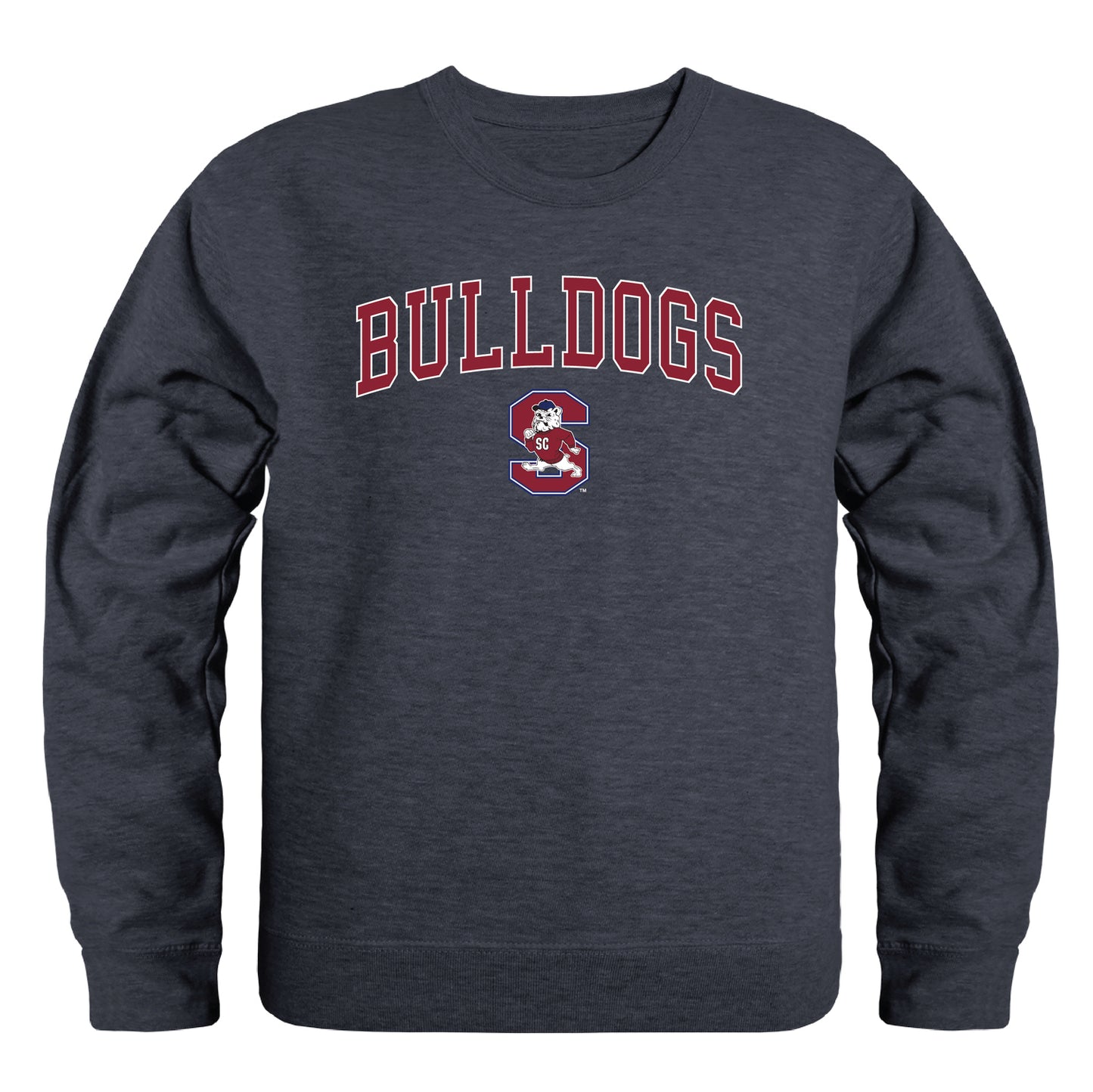 South Carolina State University Bulldogs Campus Crewneck Pullover Sweatshirt Sweate