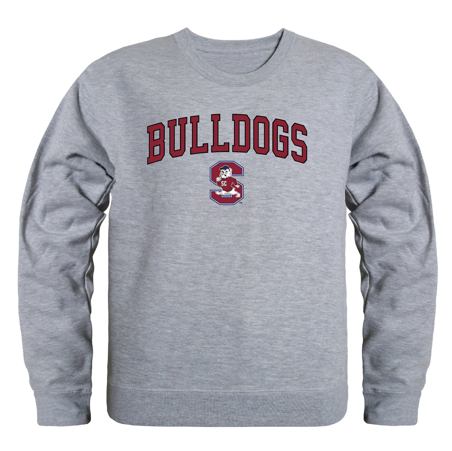 South Carolina State University Bulldogs Campus Crewneck Pullover Sweatshirt Sweate