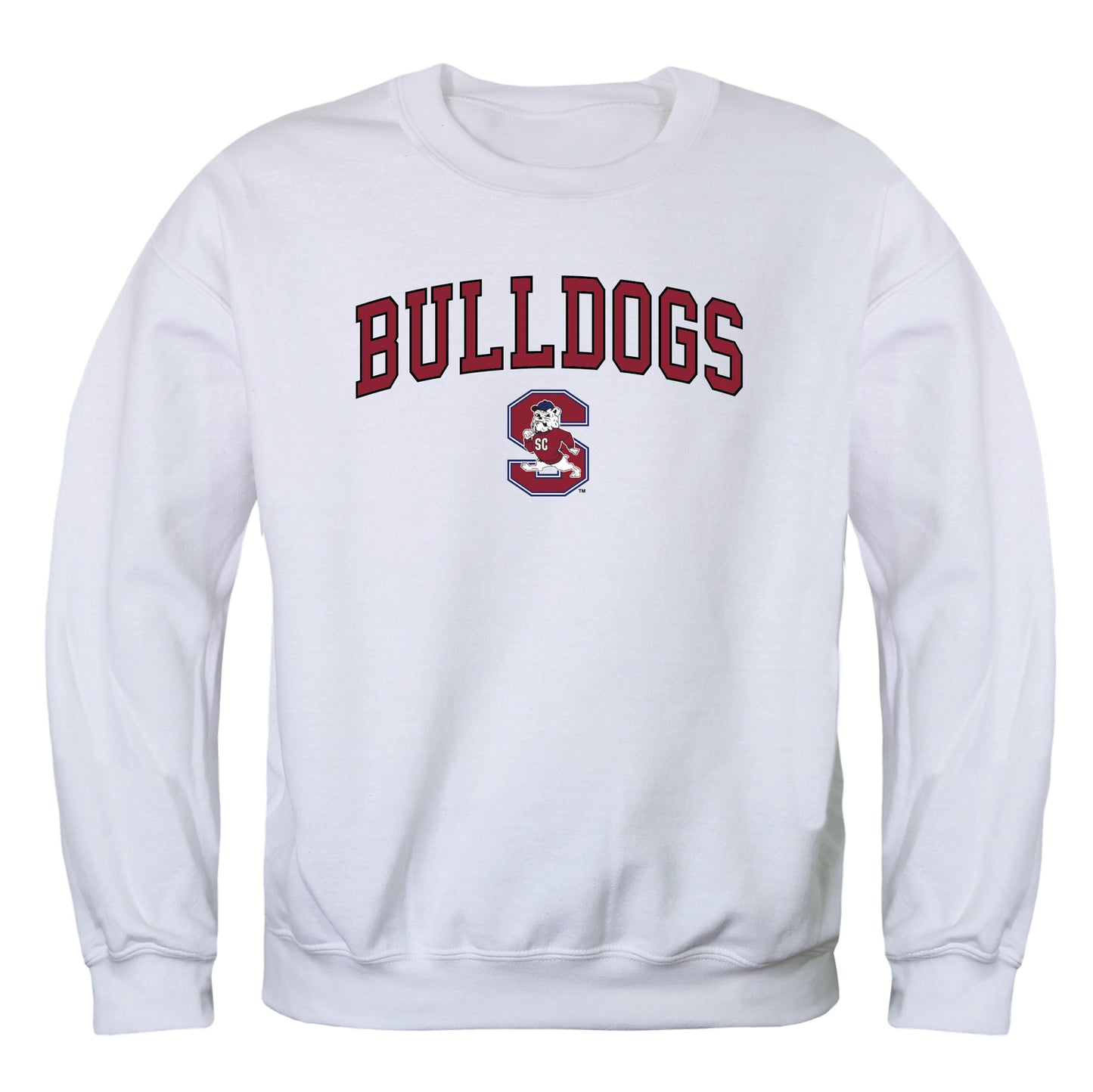 South Carolina State University Bulldogs Campus Crewneck Pullover Sweatshirt Sweate