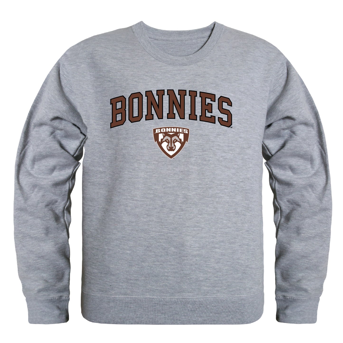 St. Bonaventure University Bonnies Campus Crewneck Pullover Sweatshirt Sweate