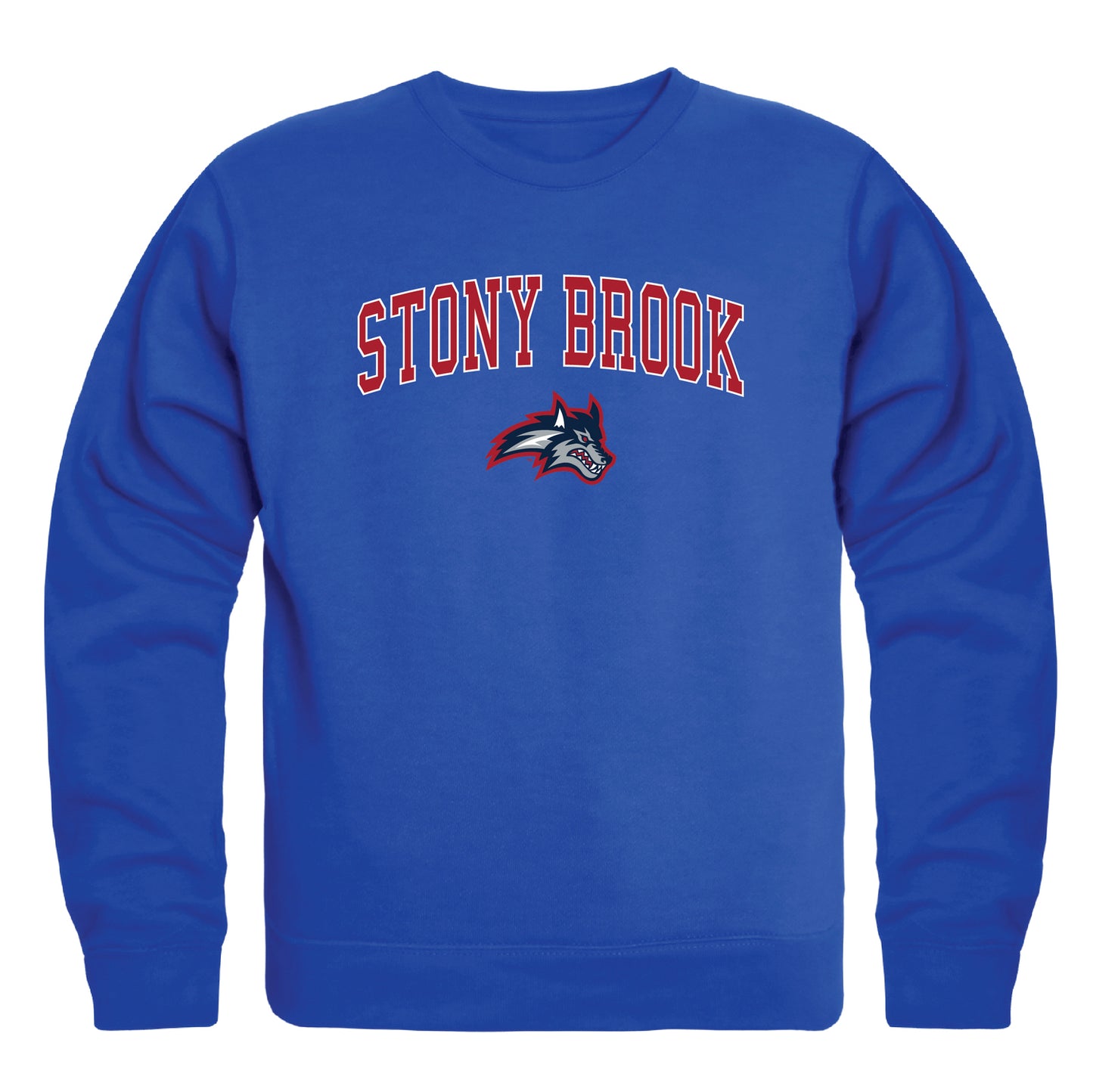 Stony Brook University Seawolves Campus Crewneck Pullover Sweatshirt Sweate