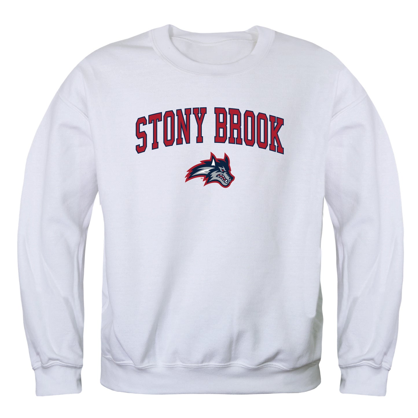 Stony Brook University Seawolves Campus Crewneck Pullover Sweatshirt Sweate