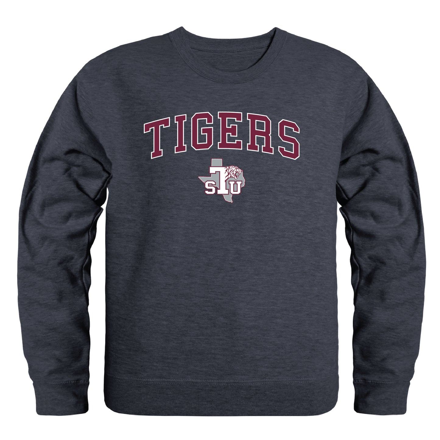 Texas Southern University Tigers Campus Crewneck Pullover Sweatshirt Sweate