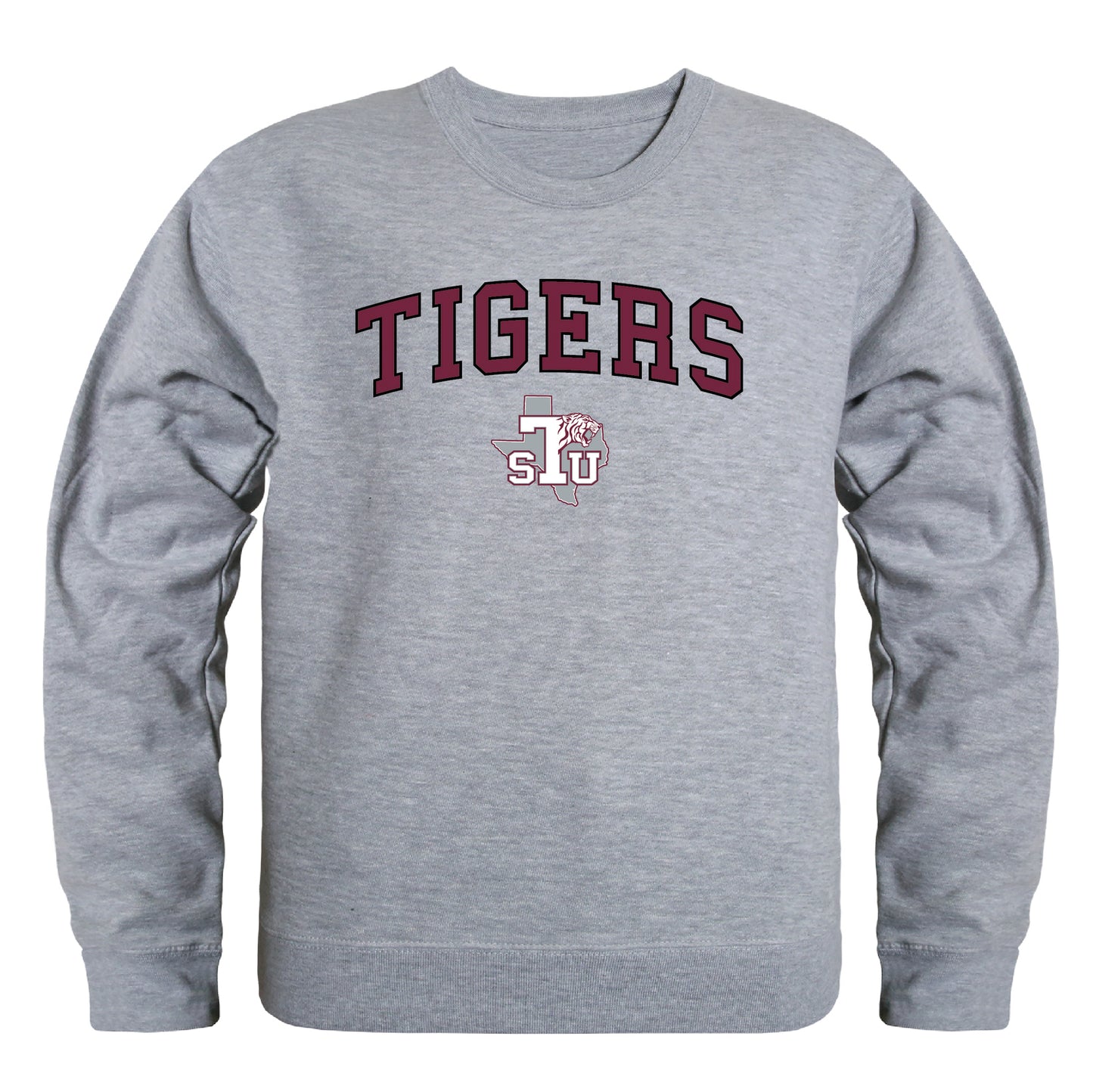 Texas Southern University Tigers Campus Crewneck Pullover Sweatshirt Sweate