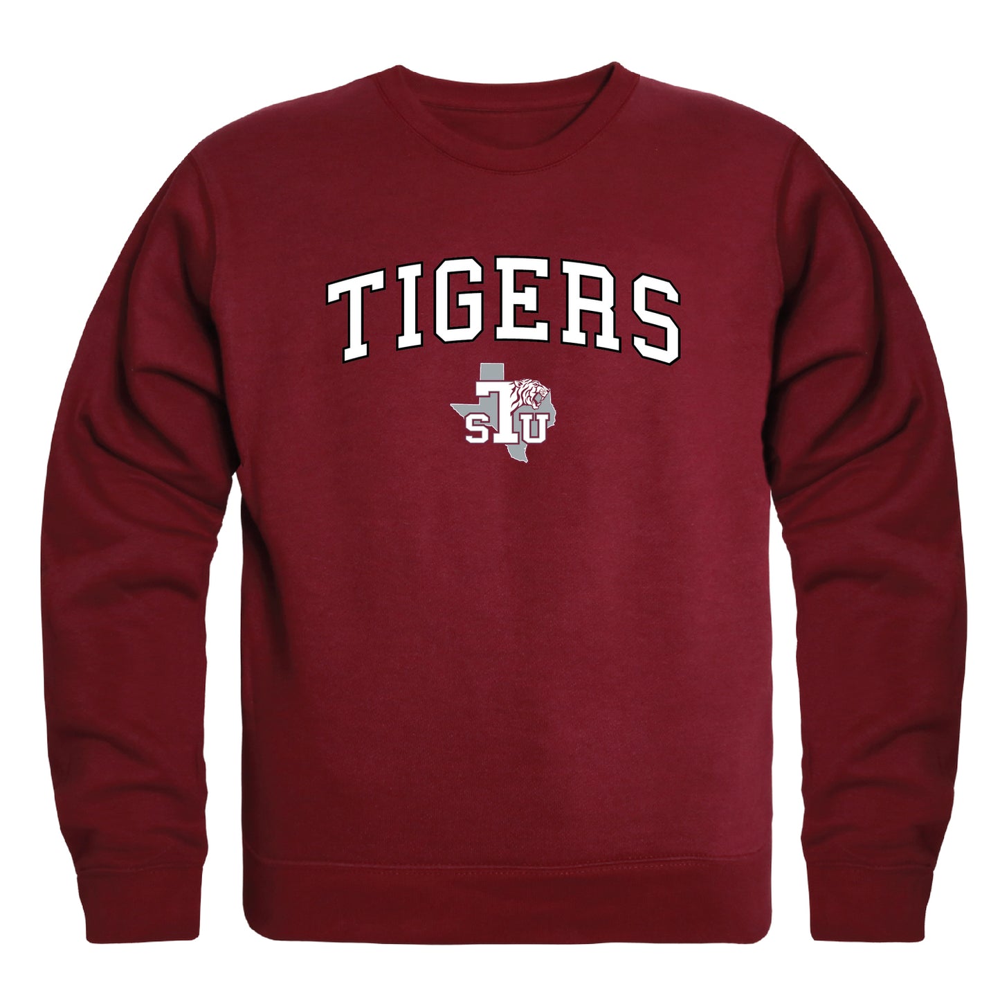 Texas Southern University Tigers Campus Crewneck Pullover Sweatshirt Sweate