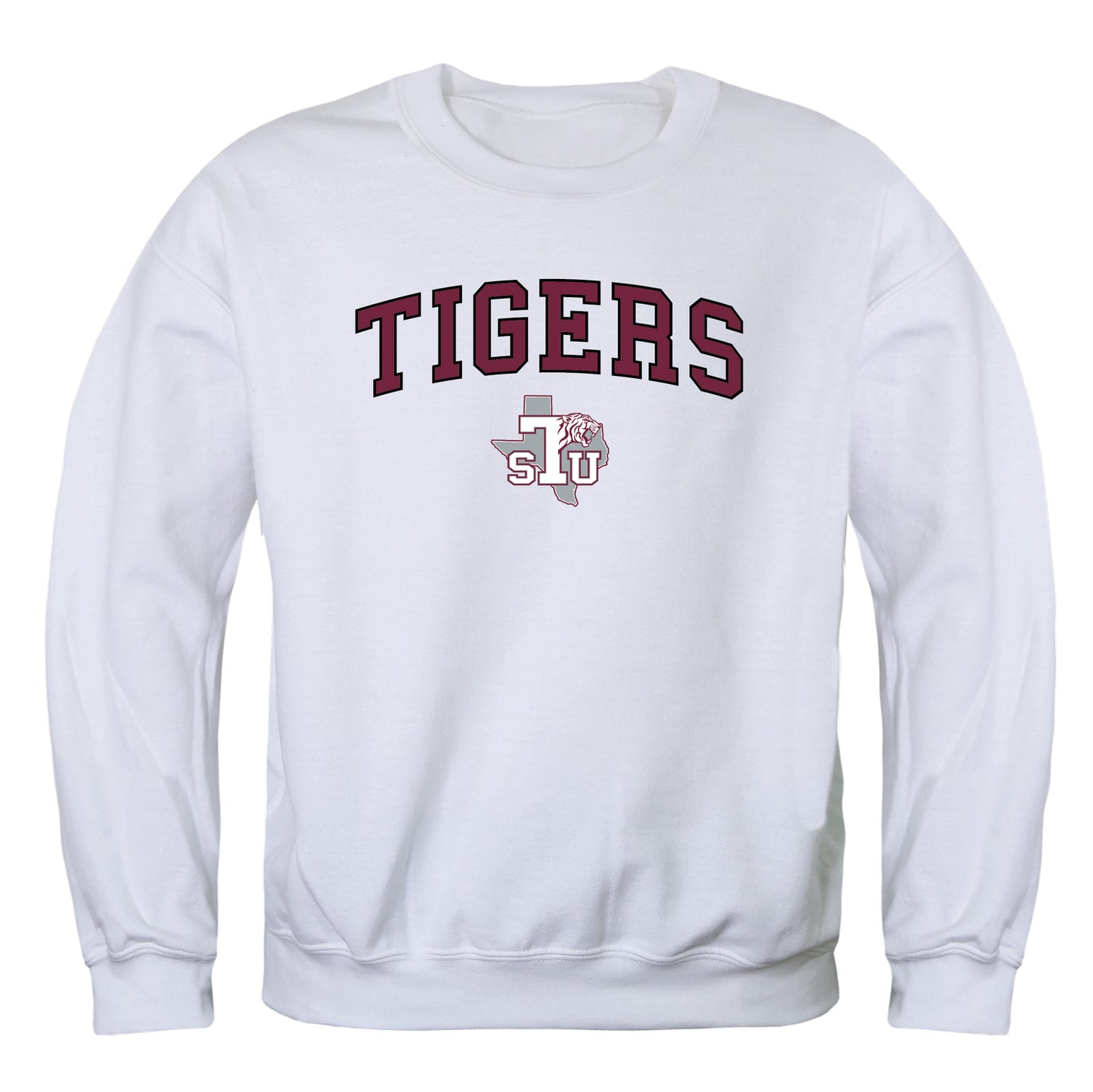 Texas Southern University Tigers Campus Crewneck Pullover Sweatshirt Sweate