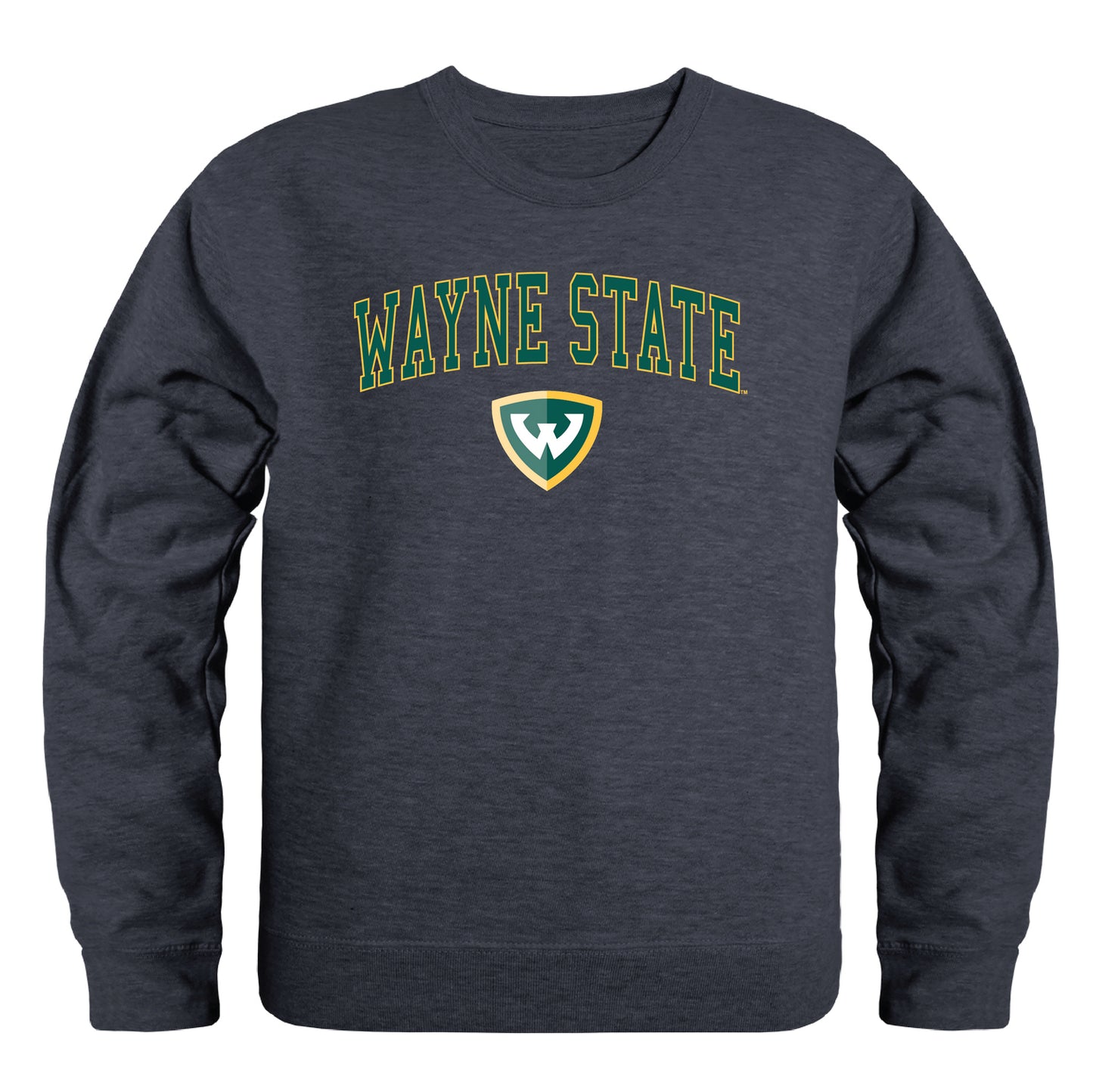 Wayne State University Warriors Campus Crewneck Pullover Sweatshirt Sweate