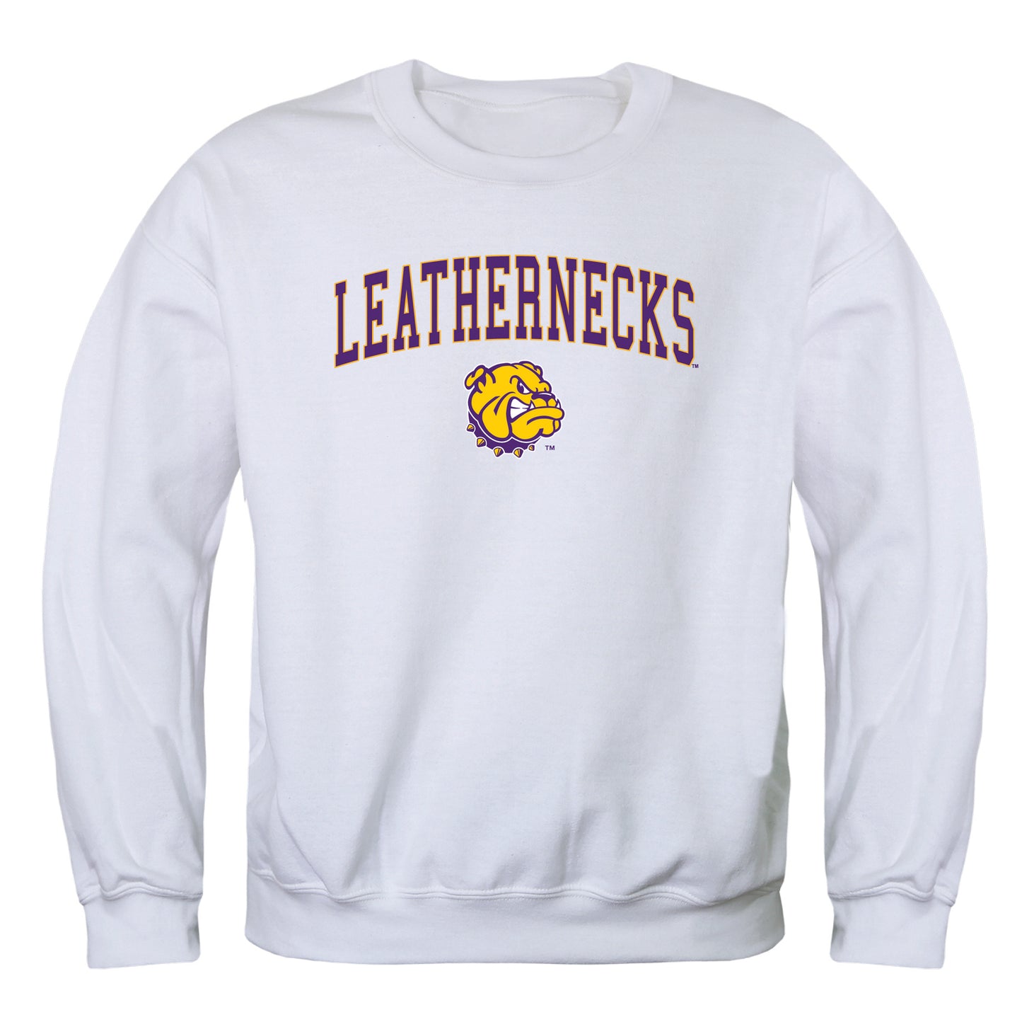 Western Illinois University Leathernecks Campus Crewneck Pullover Sweatshirt Sweate